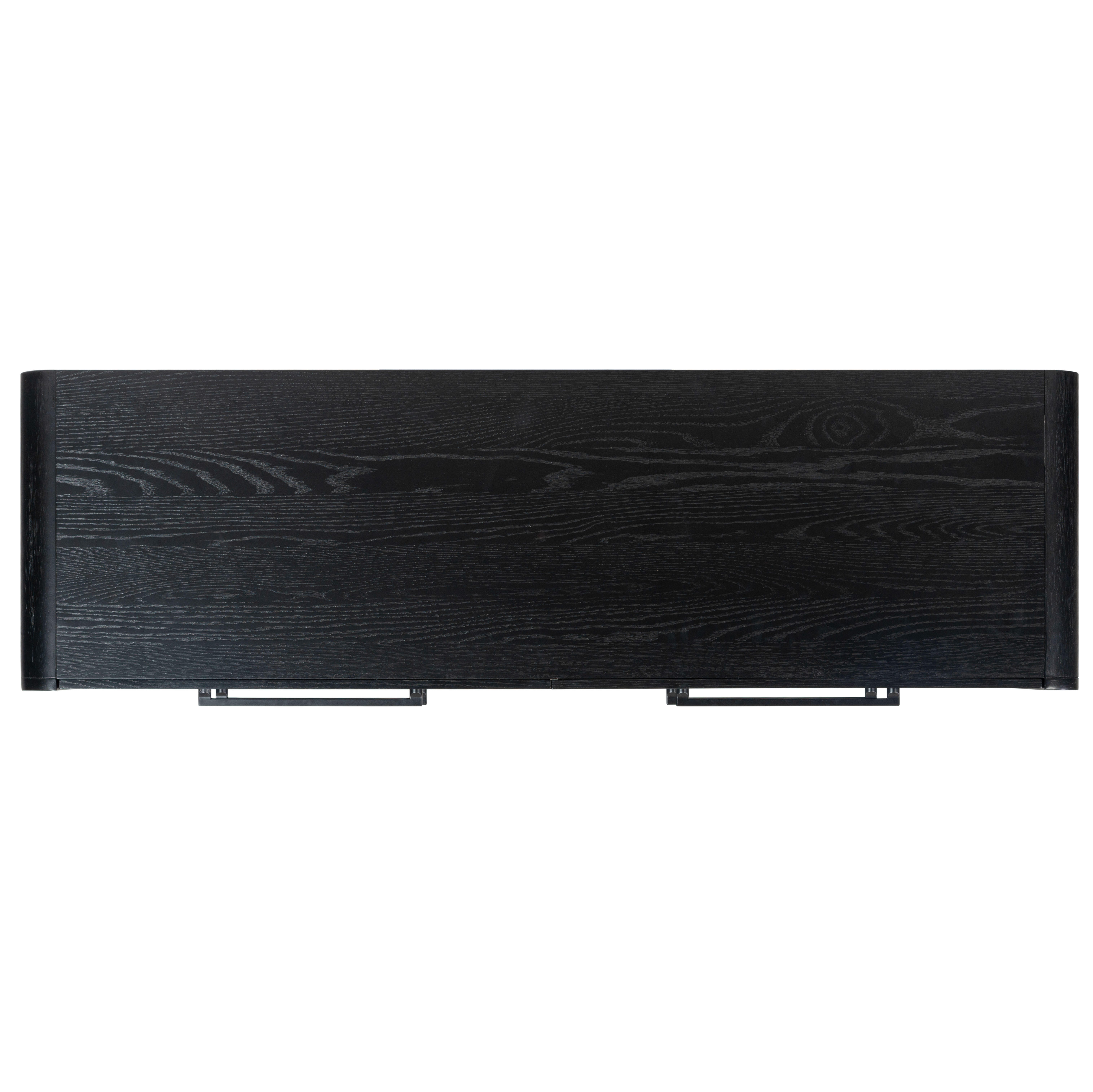 Safavieh Katrina 4 Drawer Dresser, Black/Black, large