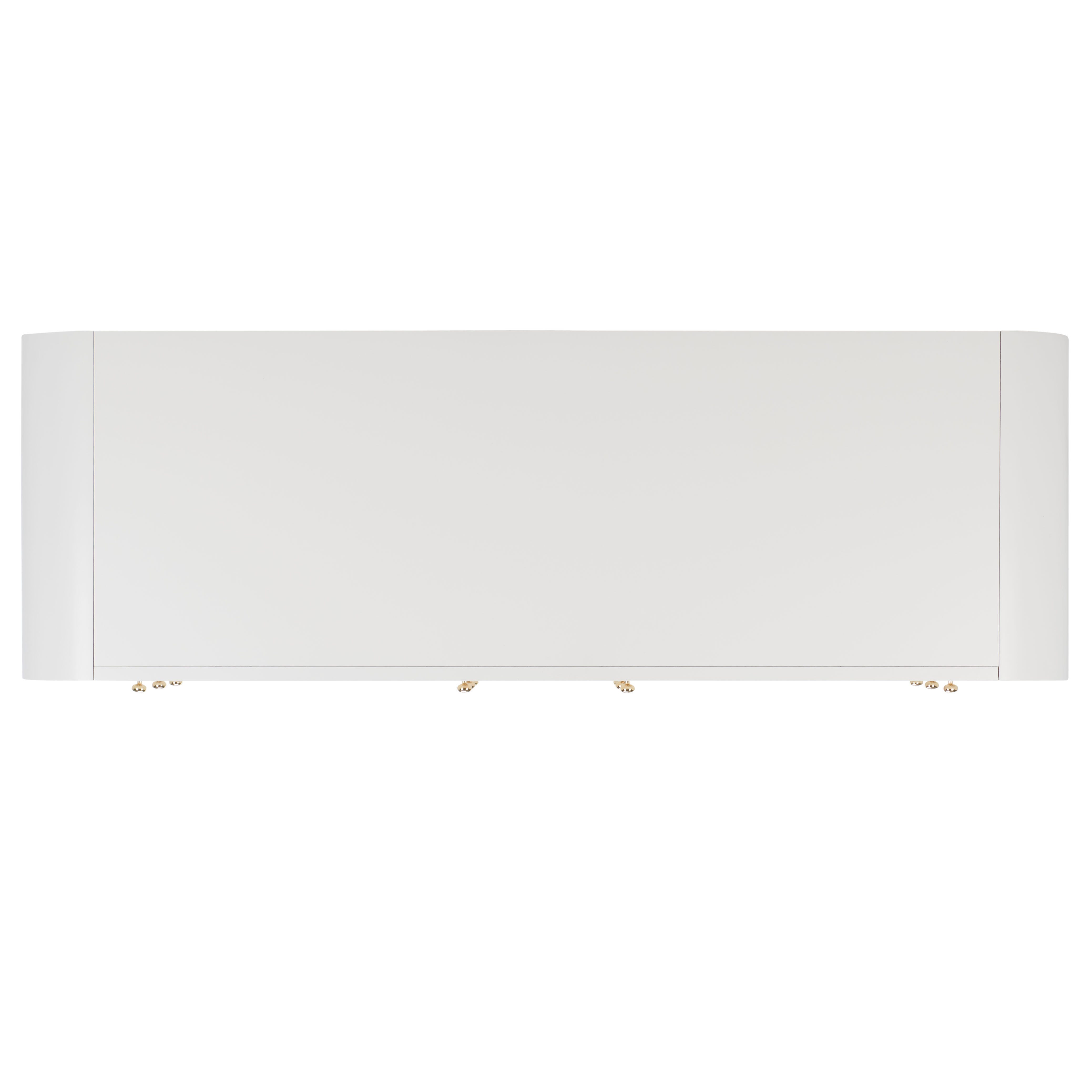 Safavieh Liabella 6 Drawer Dresser, White/Gold, large