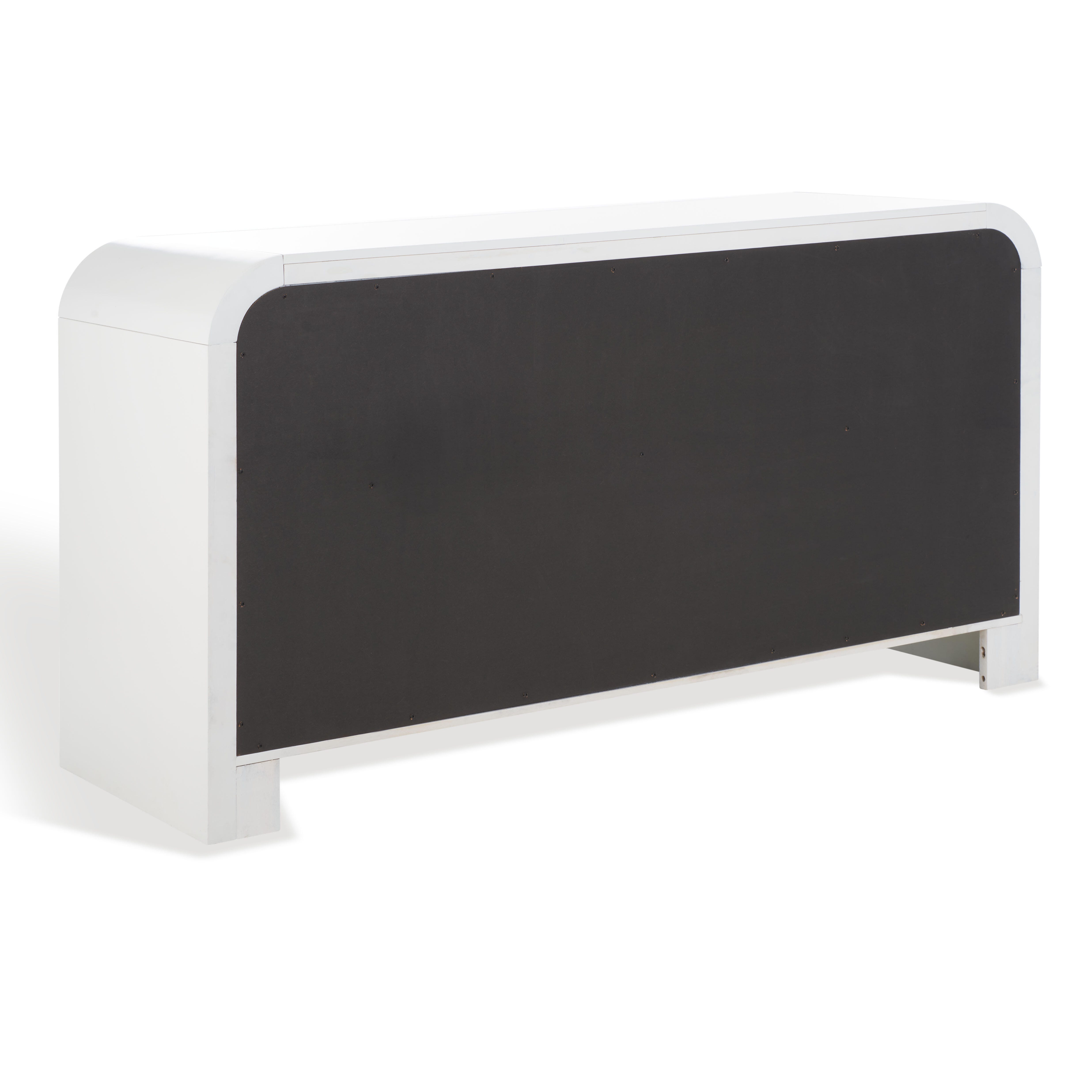 Safavieh Liabella 6 Drawer Dresser, White/Gold, large
