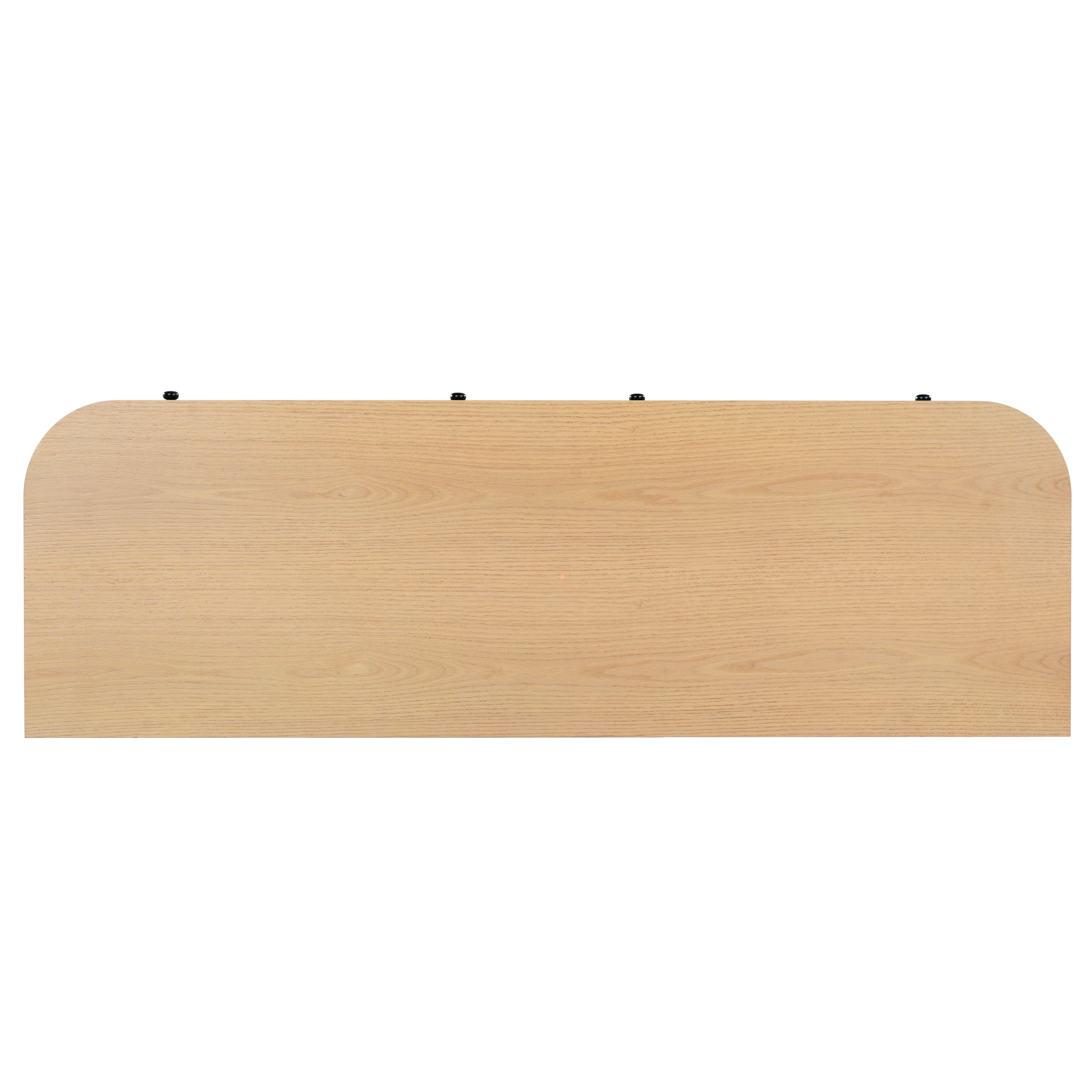 Safavieh Shelbie 6 Drawer Dresser, Oak/Black, large