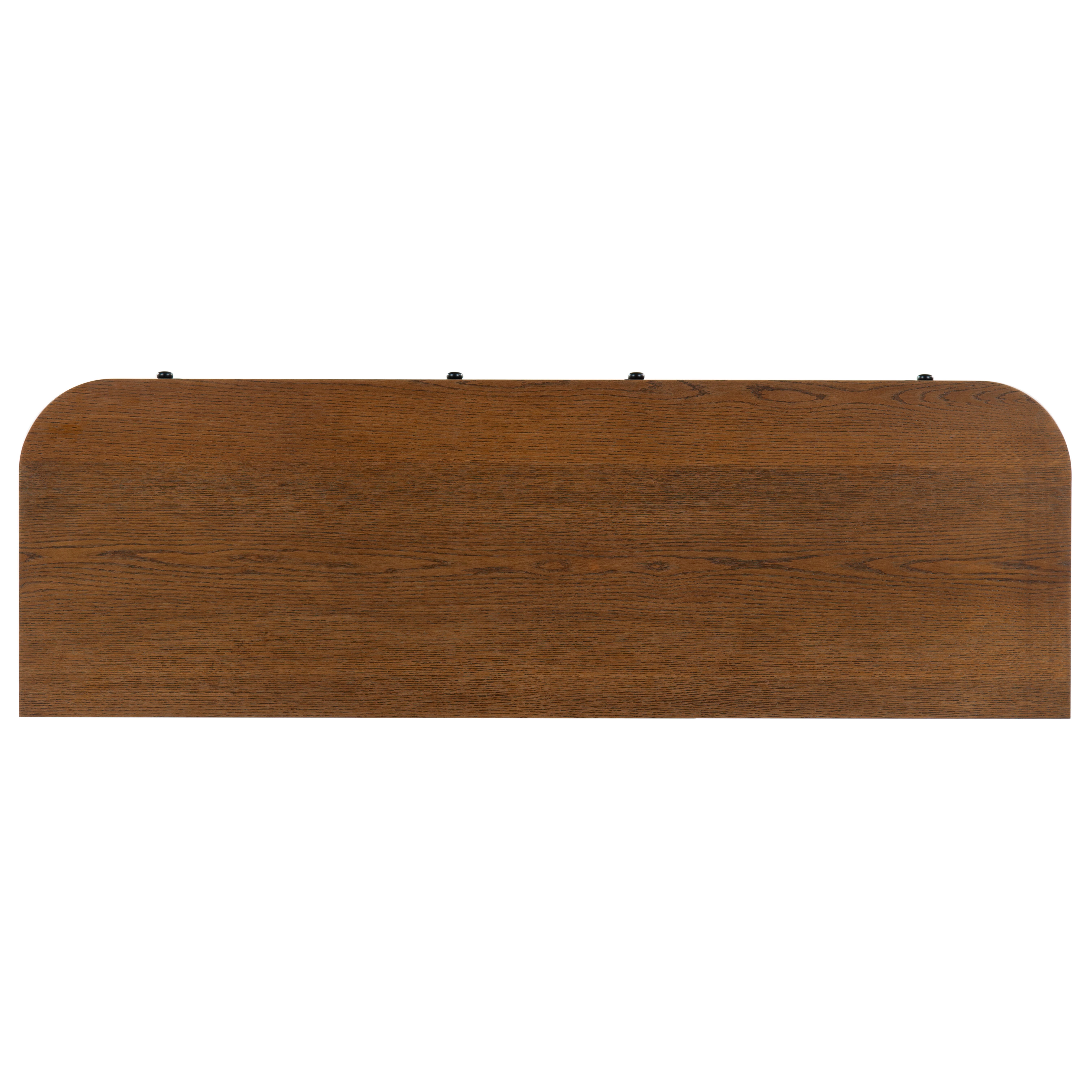 Safavieh Shelbie 6 Drawer Dresser, Medium Oak/Black, large