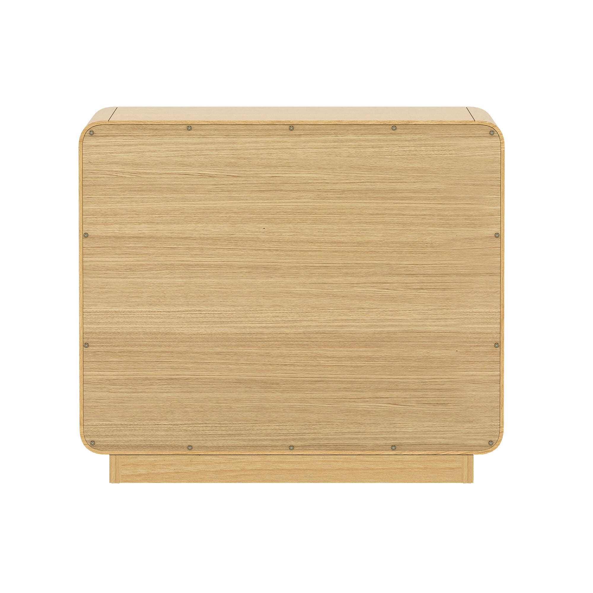 Manhattan Comfort Liora 28" 2 Drawer Nightstand, Natural, large