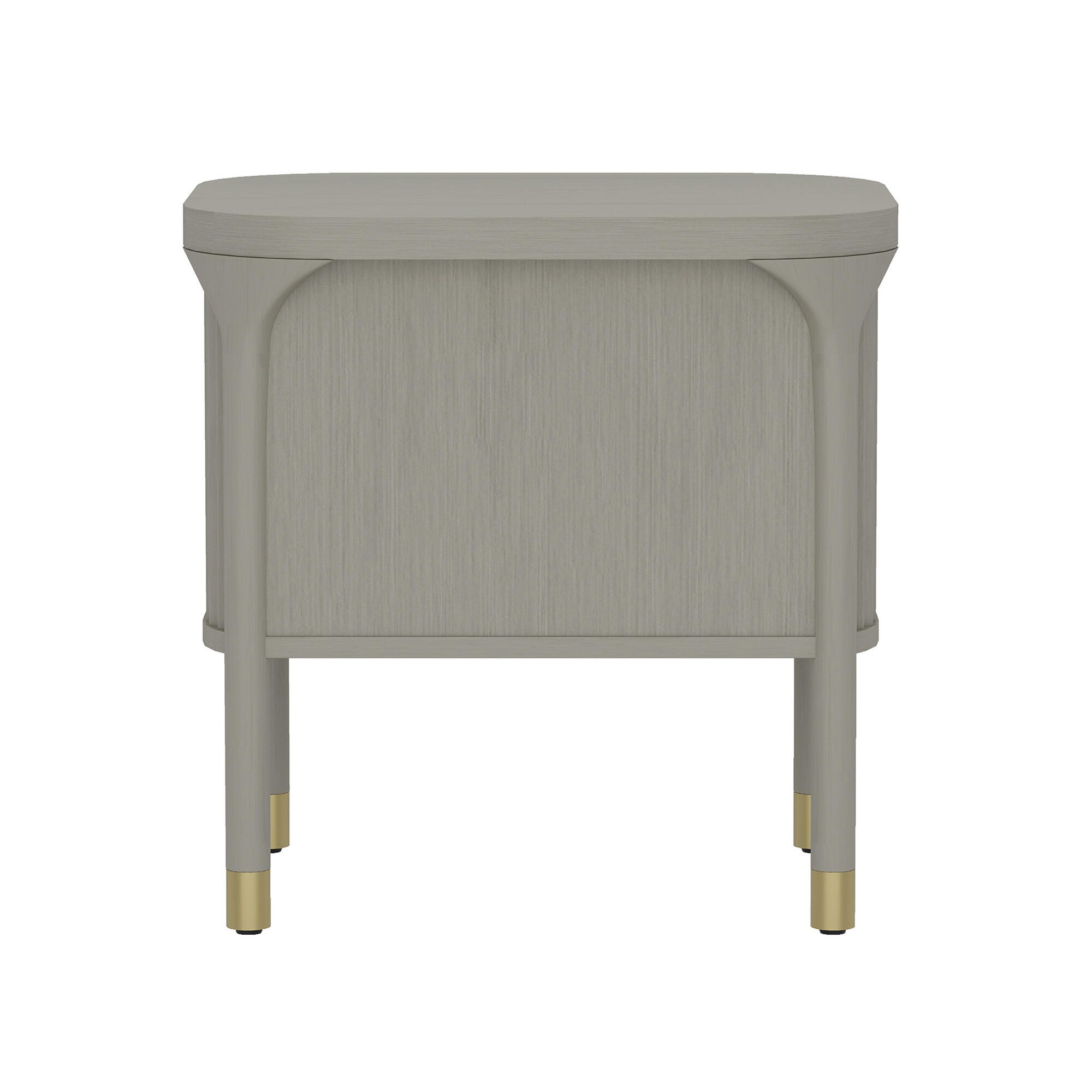 Manhattan Comfort Park 24" 2-Drawer Nightstand, Gray, large