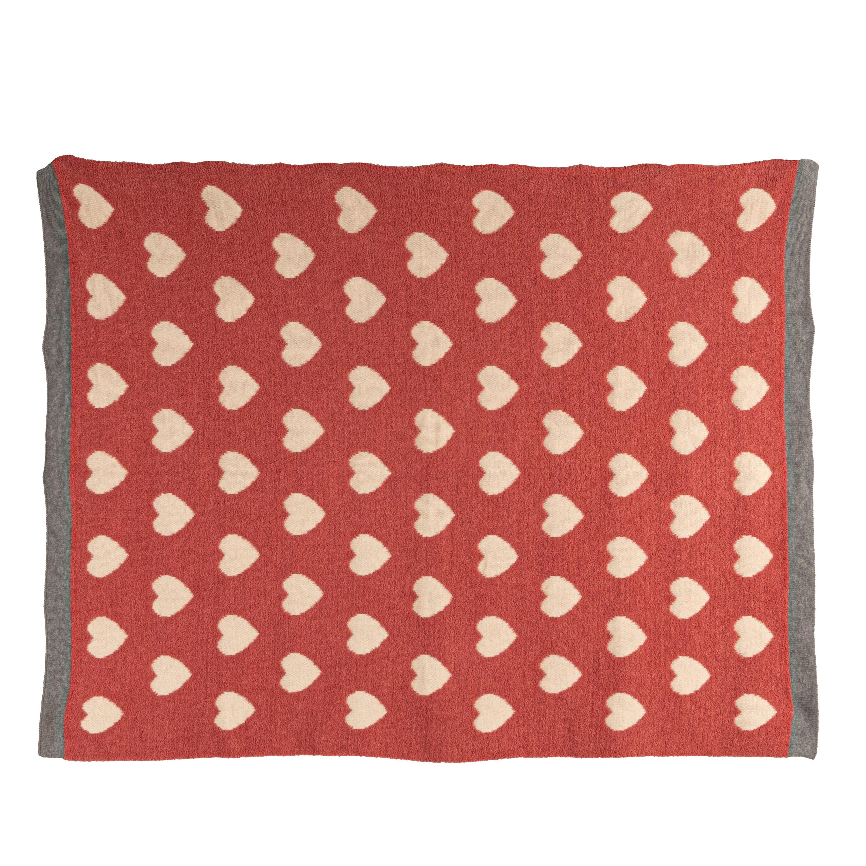 Storied Home Printed Hearts Baby Blanket, , large