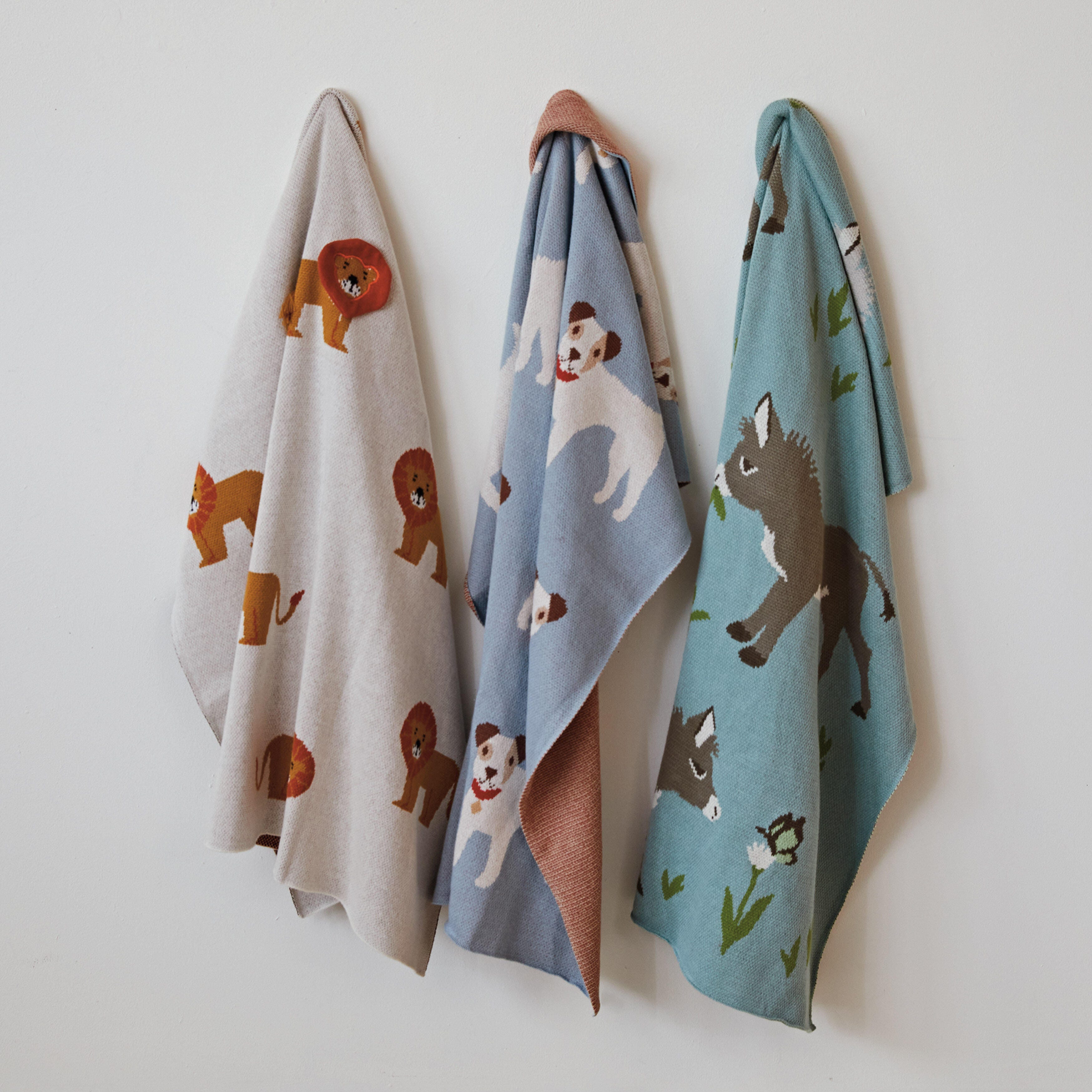 Storied Home Dog Printed Baby Blanket, , rollover