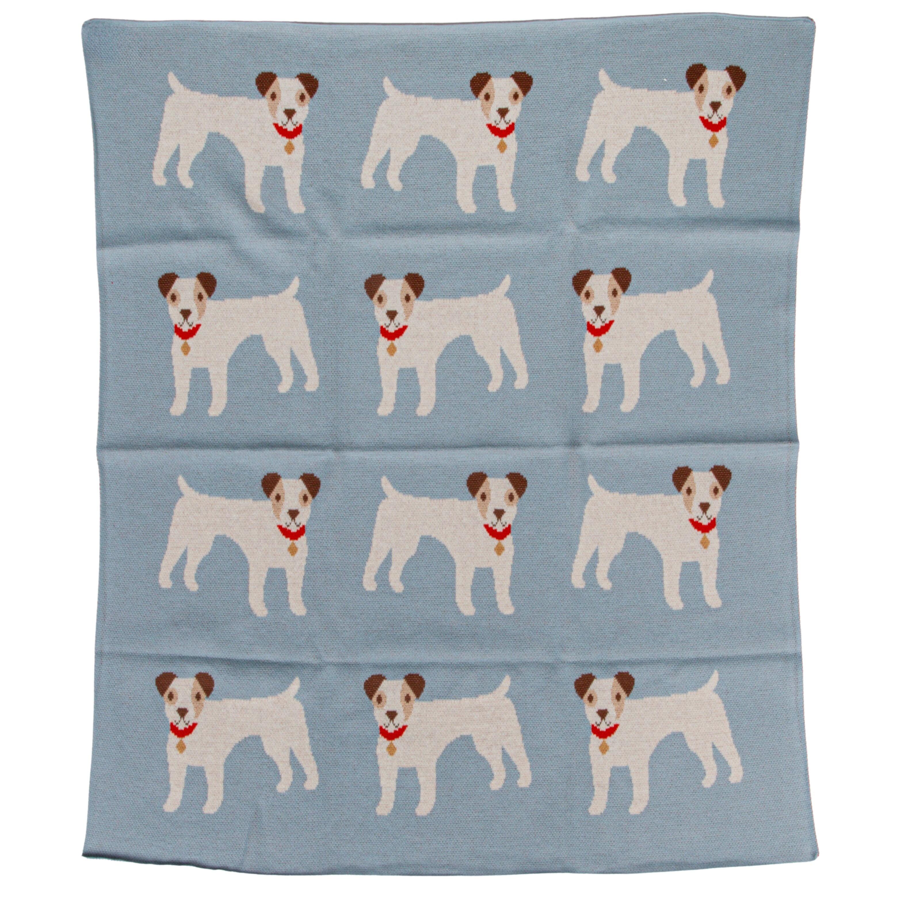 Storied Home Dog Printed Baby Blanket, , large