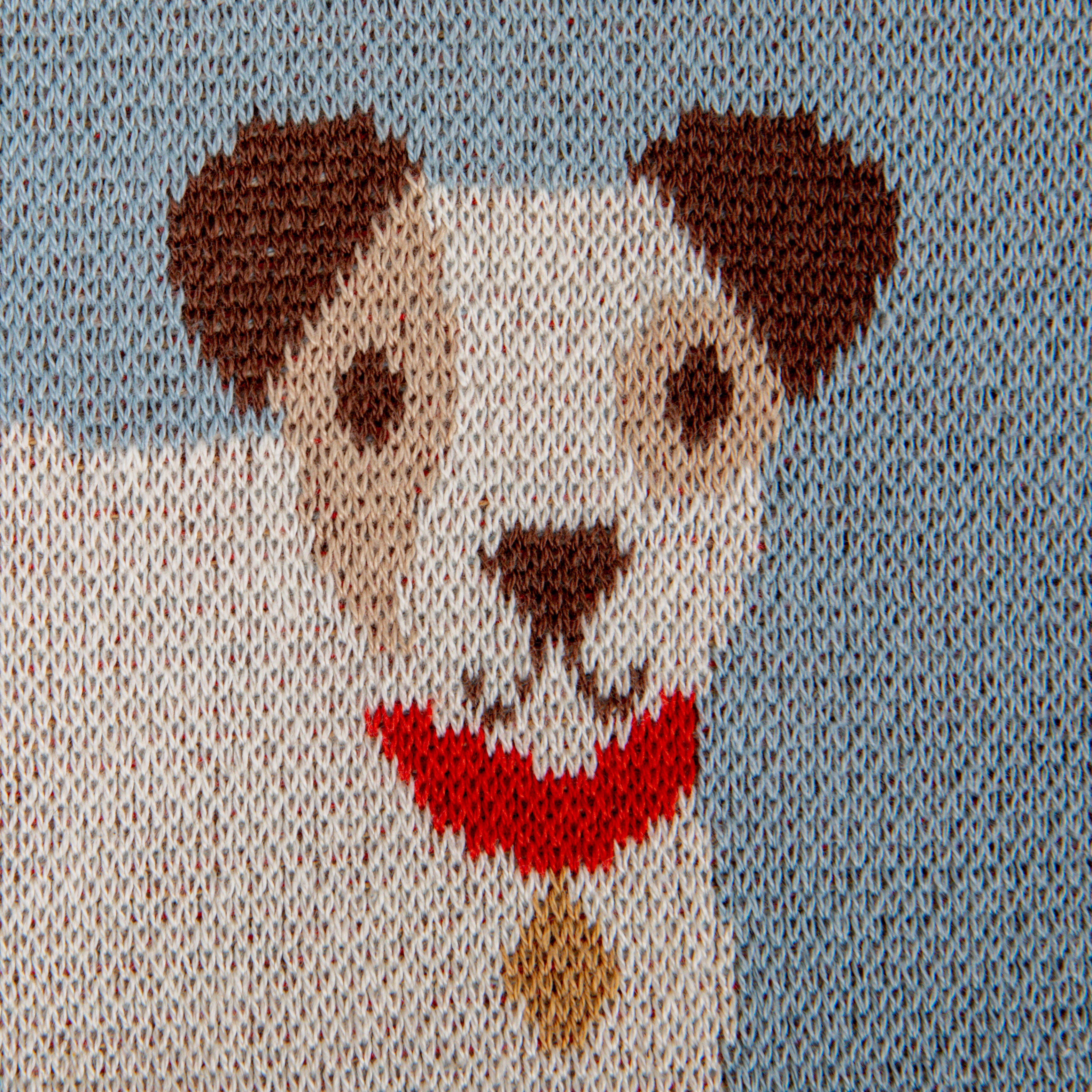 Storied Home Dog Printed Baby Blanket, , large