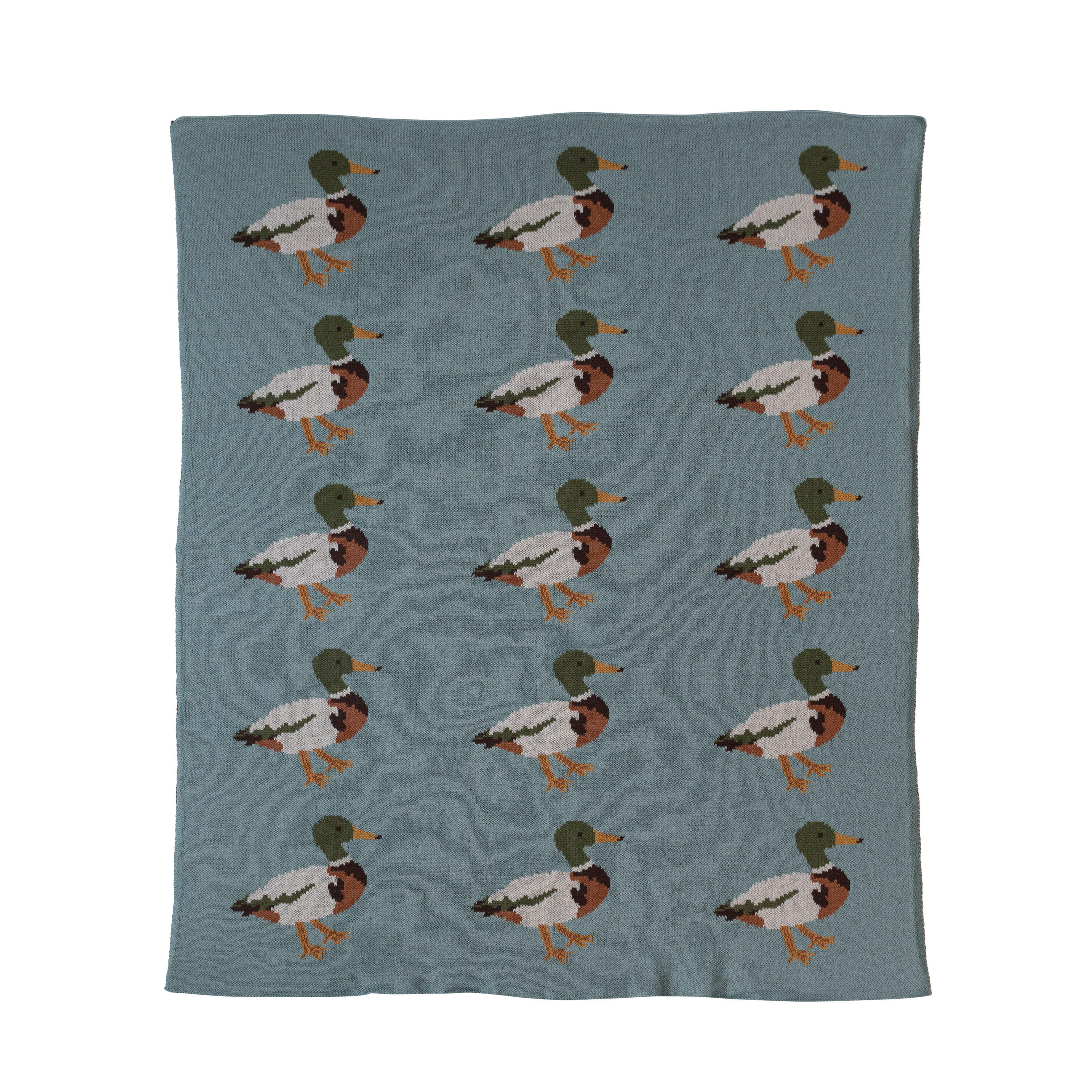 Storied Home Duck Printed Throw, , large