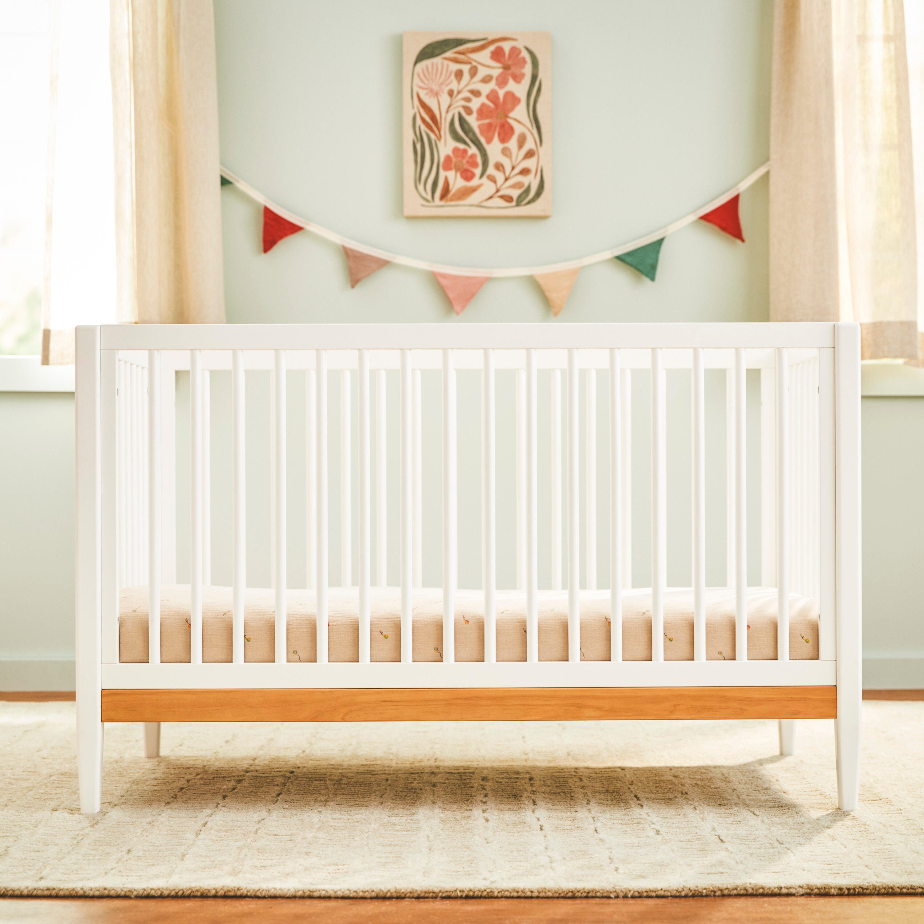 Little Seeds Clover 4-in-1 Convertible Crib, , rollover