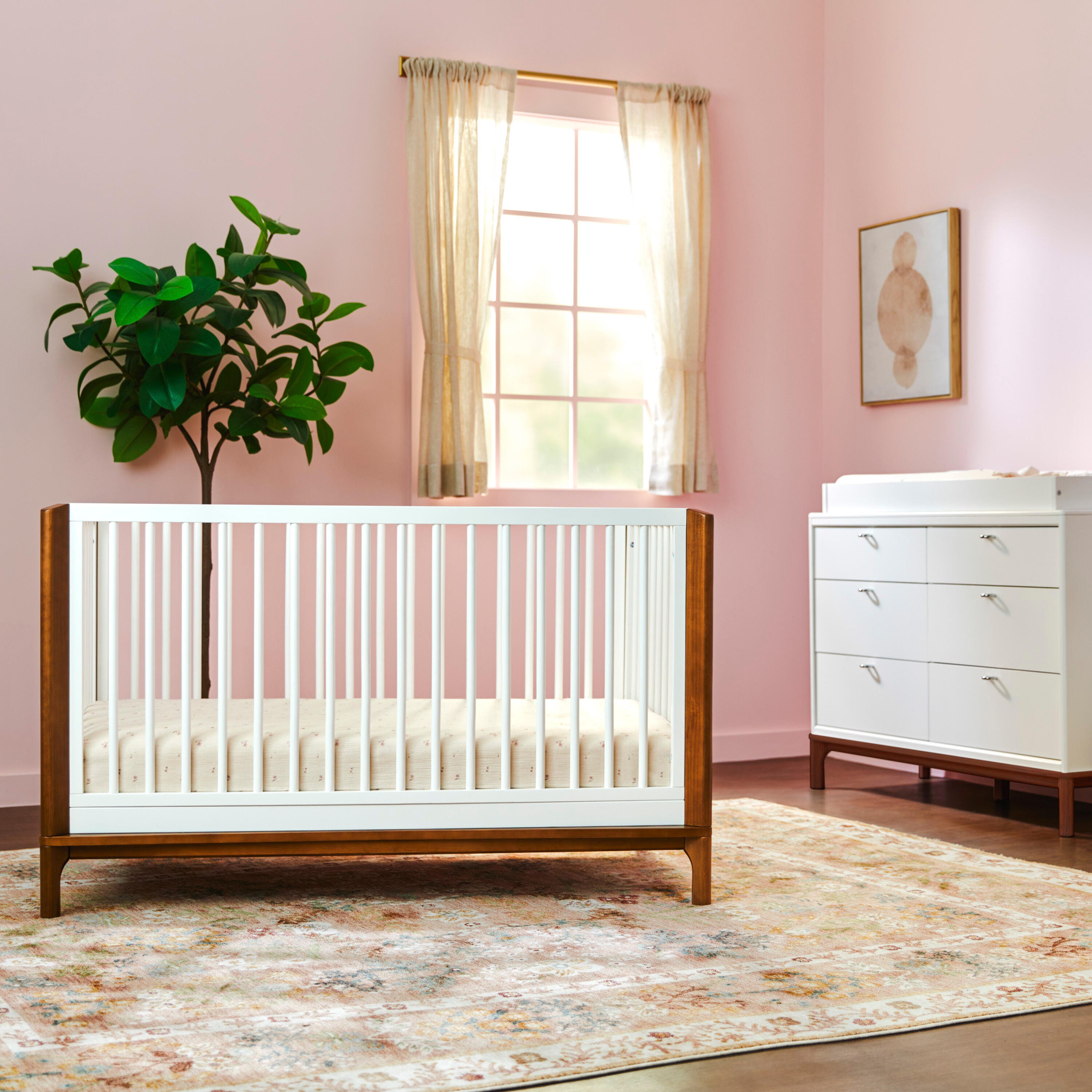 Little Seeds Laurel 4-in-1 Convertible Crib, , large