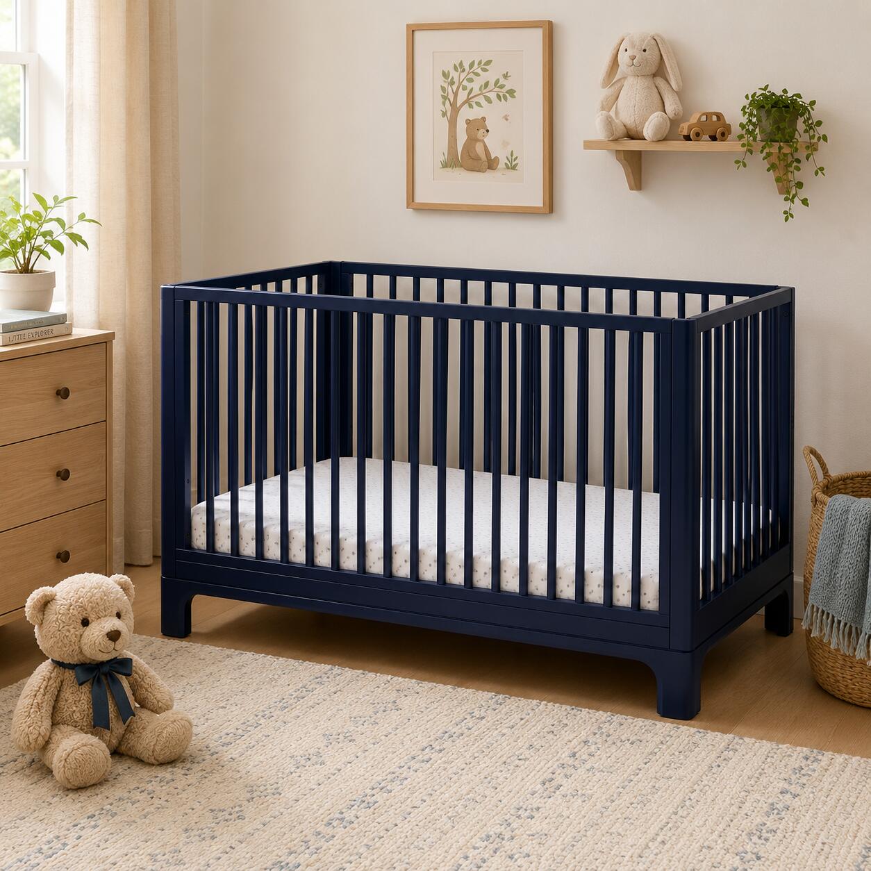 Little Seeds Posey 4-in-1 Convertible Crib, , rollover
