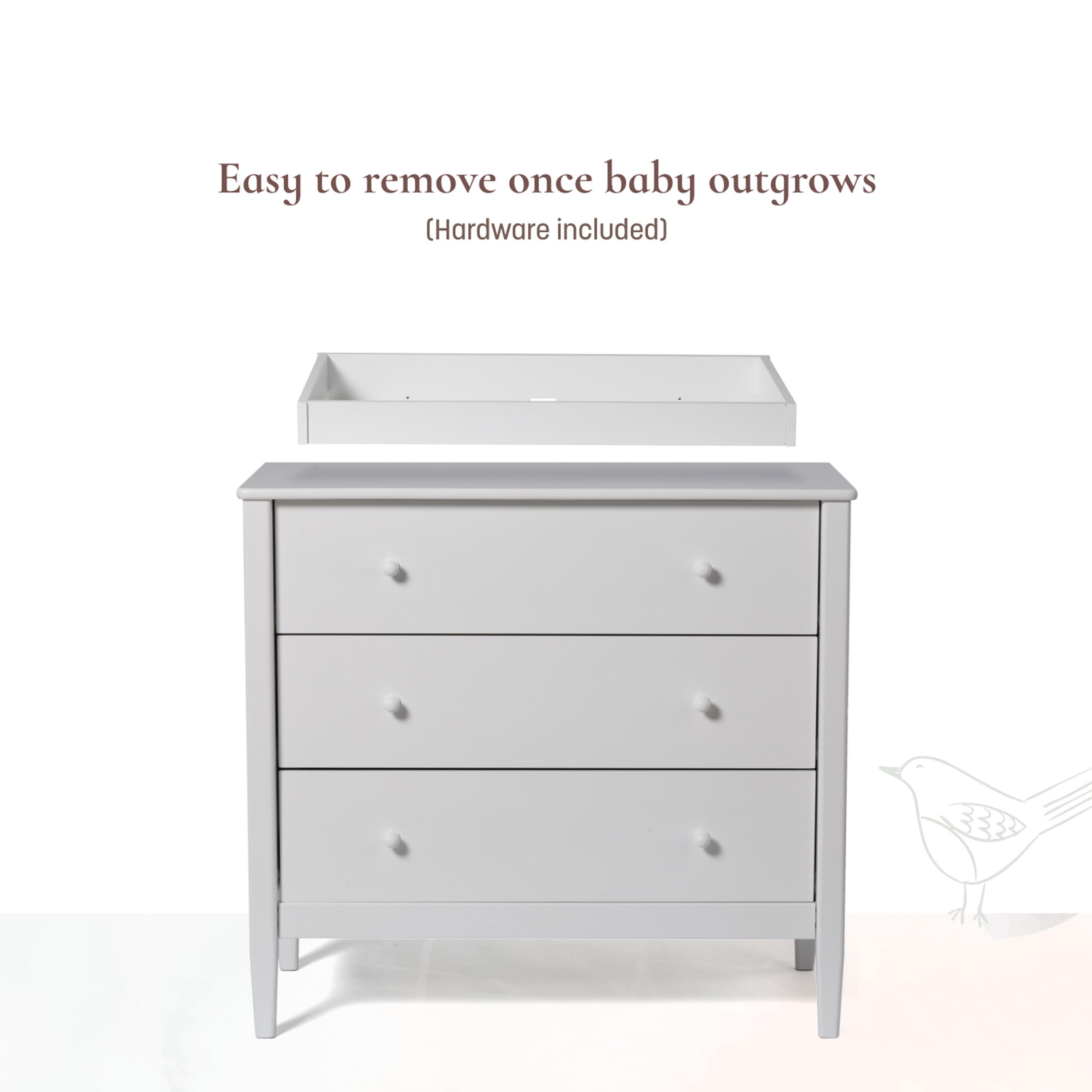 Little Seeds Universal Single Changing Topper, , large