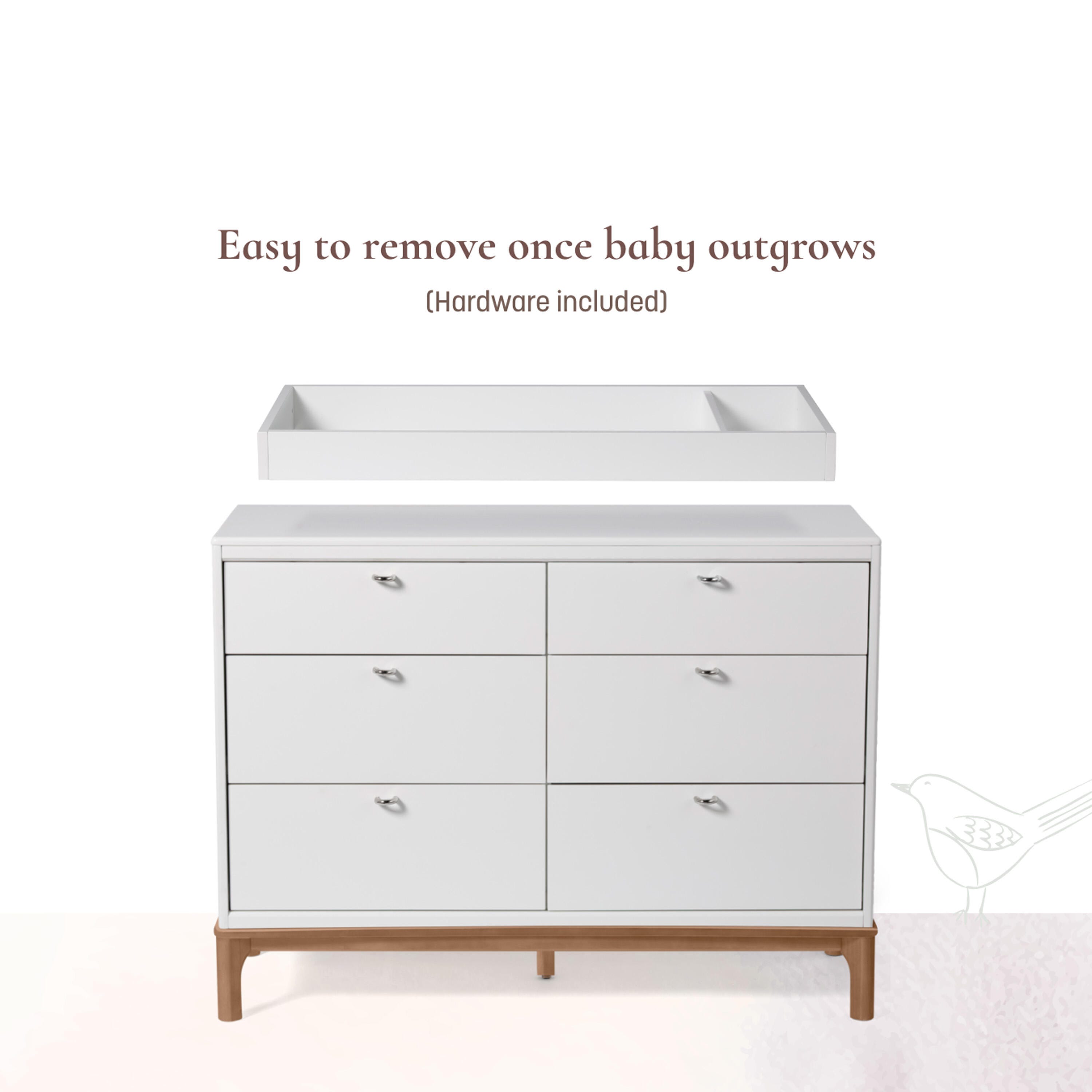 Little Seeds Universal Double Changing Topper, , large