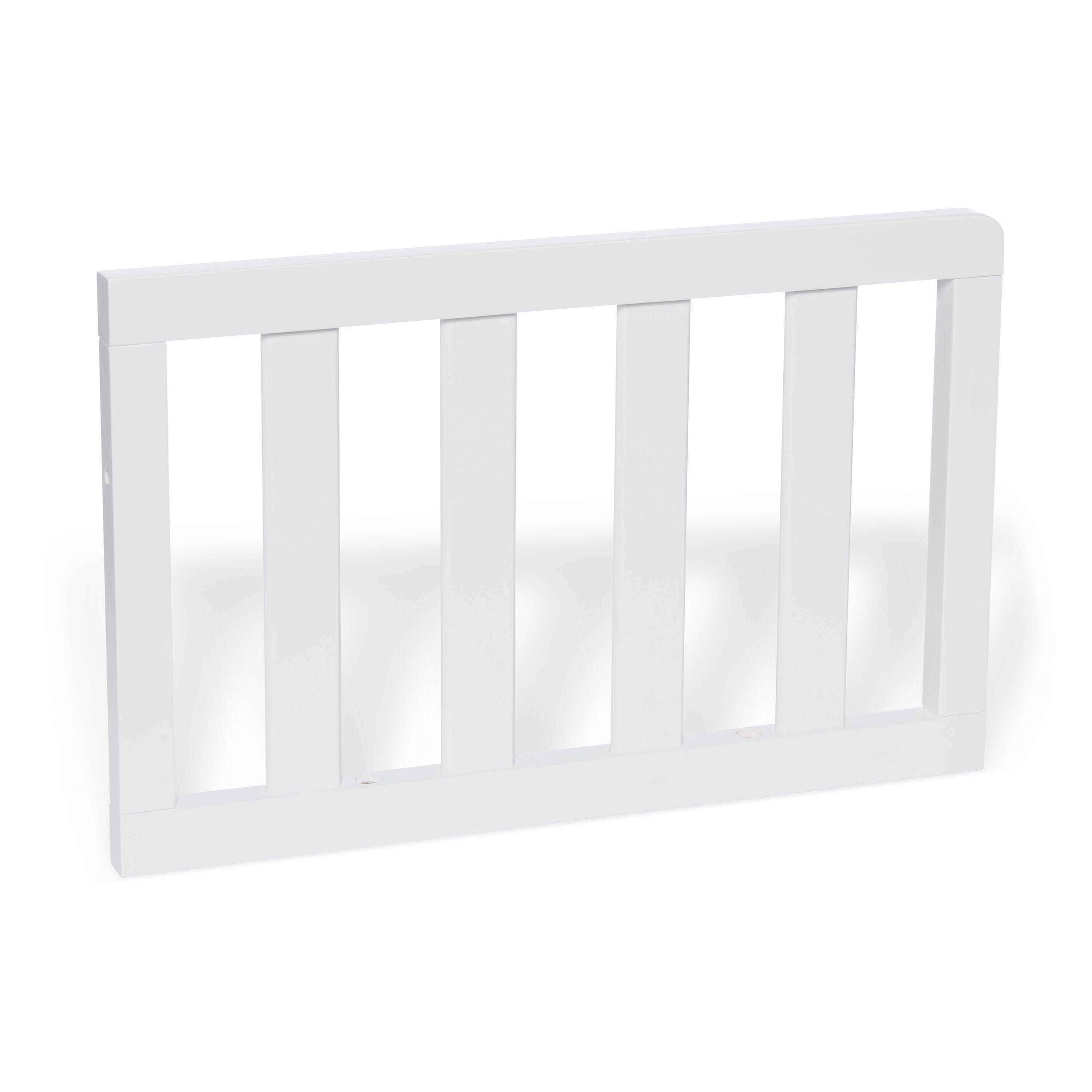 Little Seeds Universal Toddler Safety Guardrail, White, large