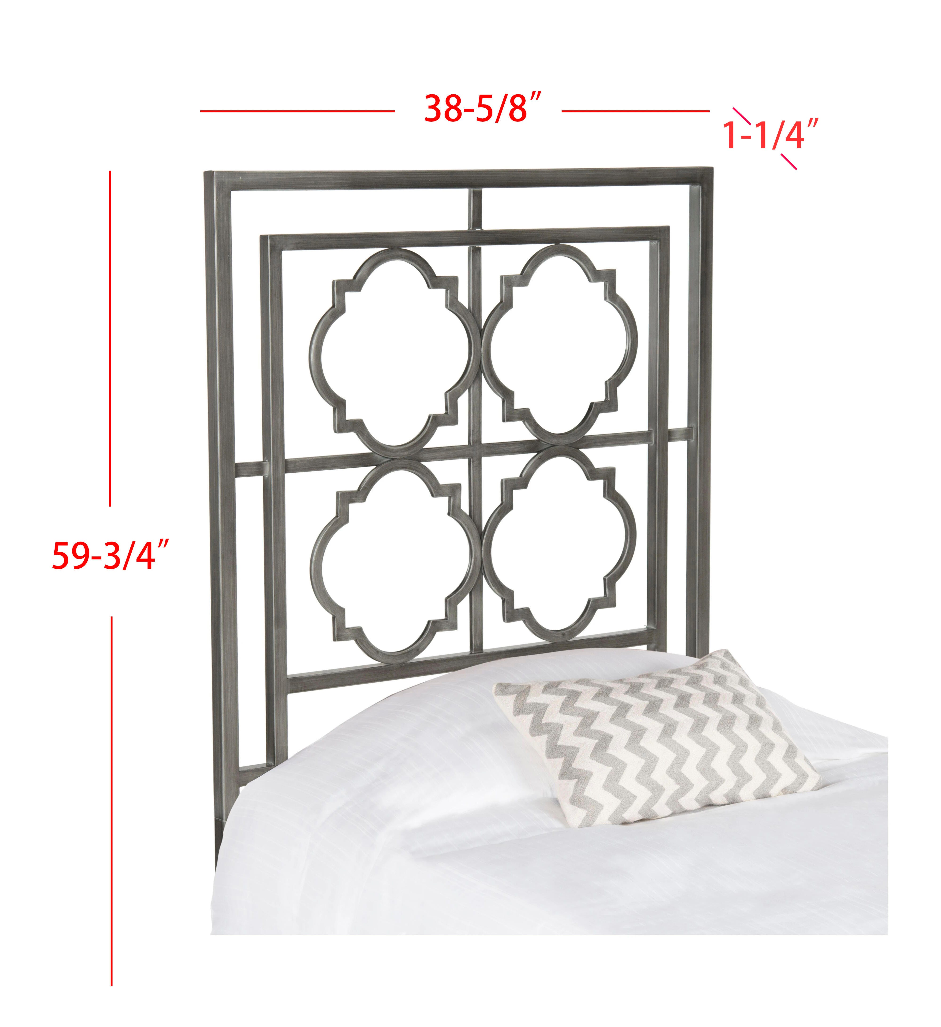 Safavieh Silva King Headboard, Antique Iron, large
