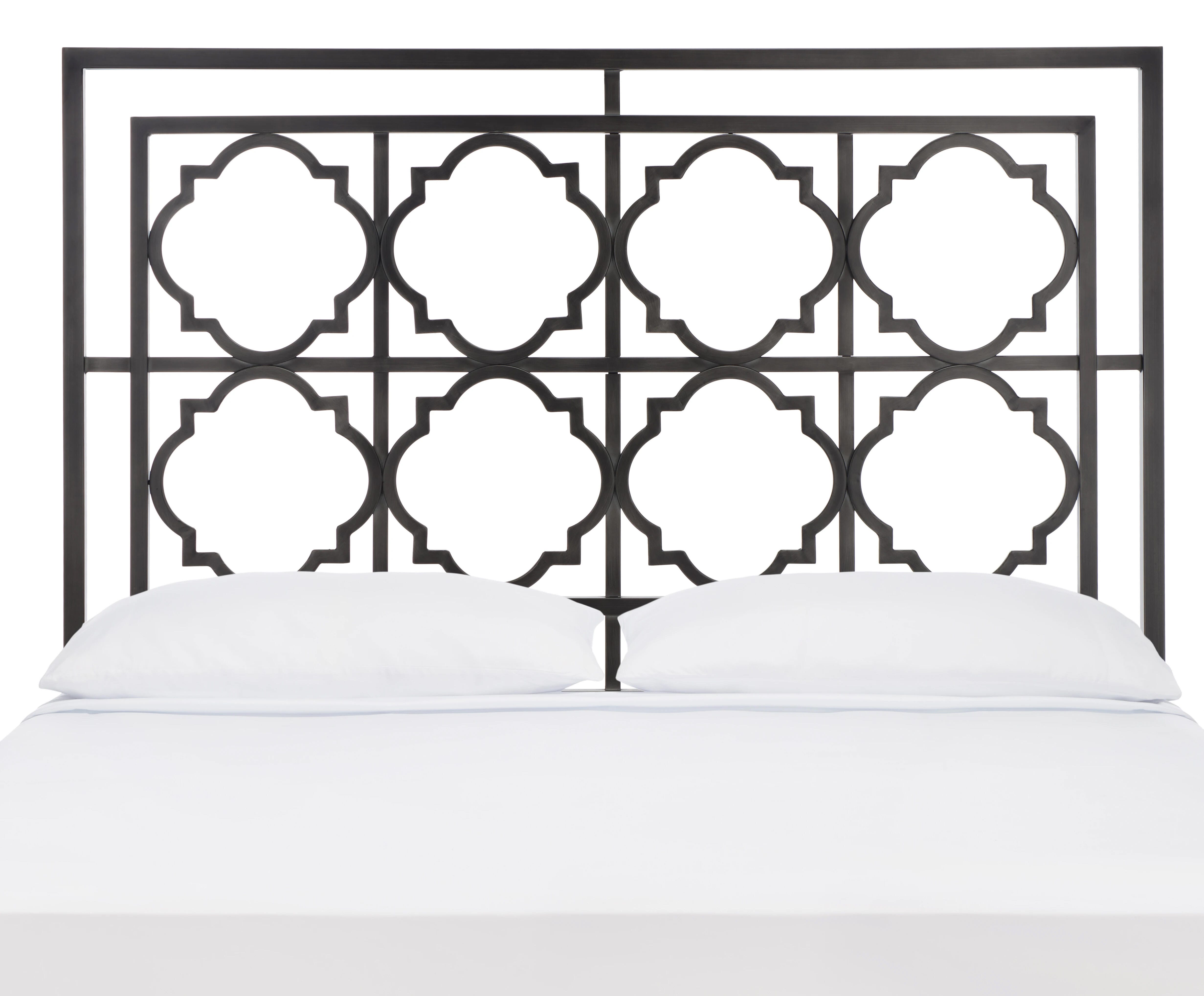 Safavieh Silva King Headboard, Antique Iron, large