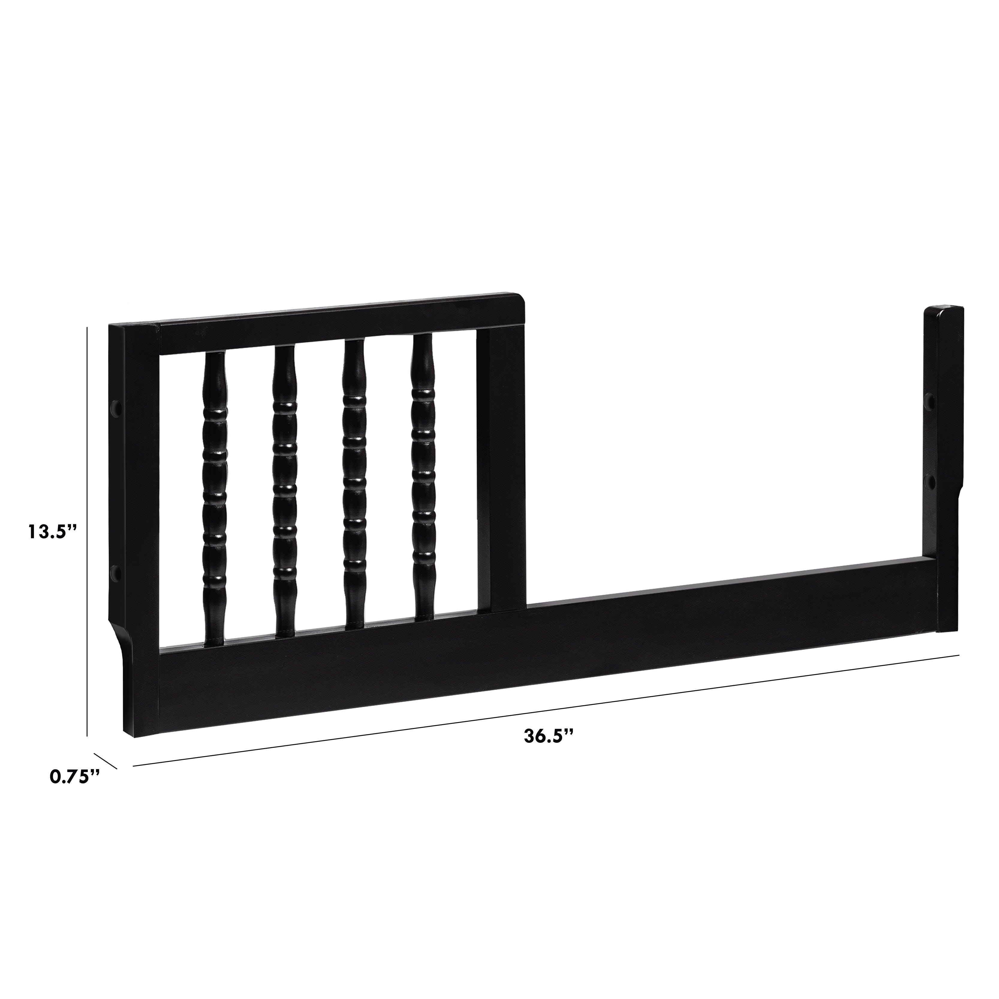 DaVinci Jenny Lind Toddler Bed Conversion Kit, Ebony, large