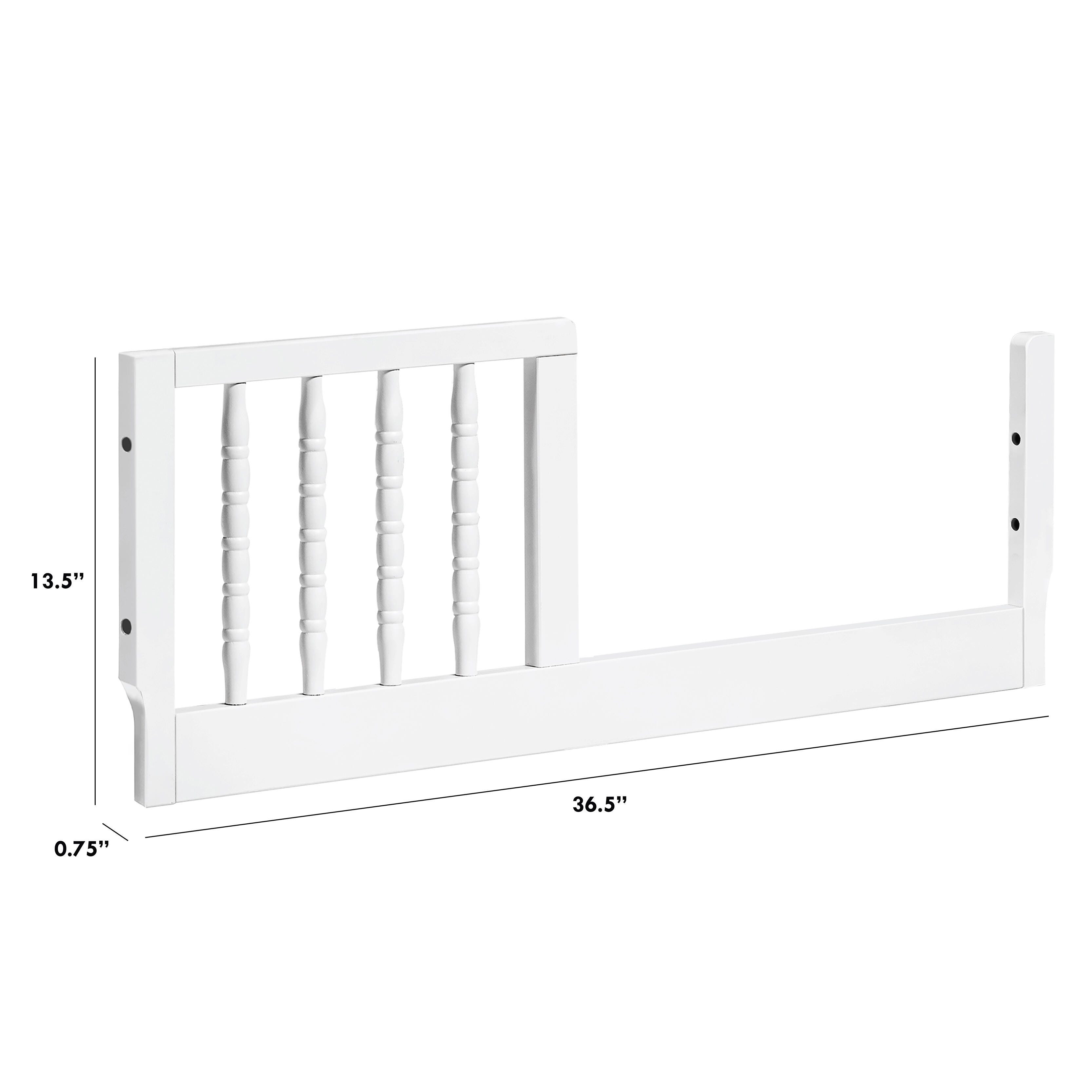 DaVinci Jenny Lind Toddler Bed Conversion Kit, White, large