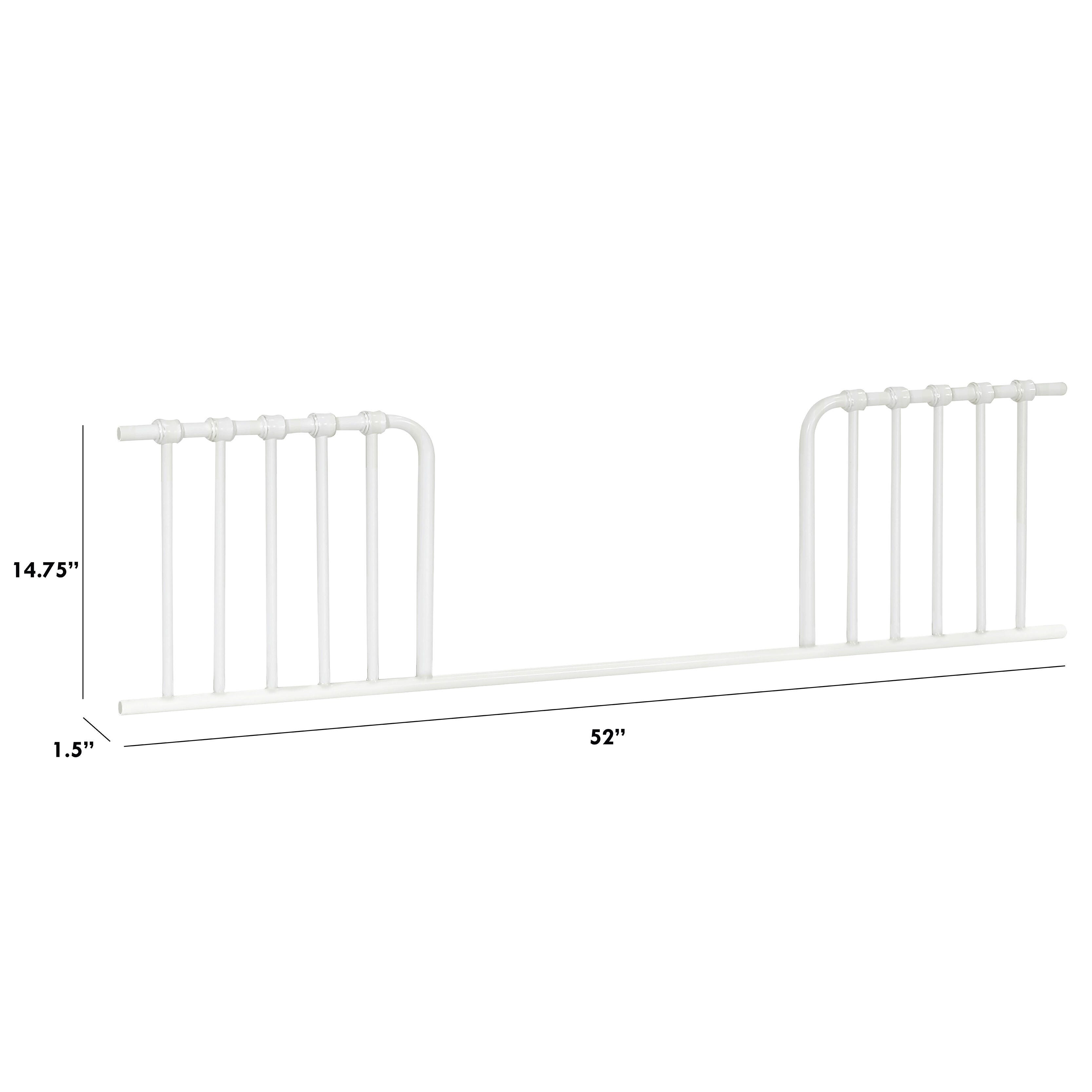 Namesake Abigail-Winston Toddler Bed Conversion Kit, Washed White, large