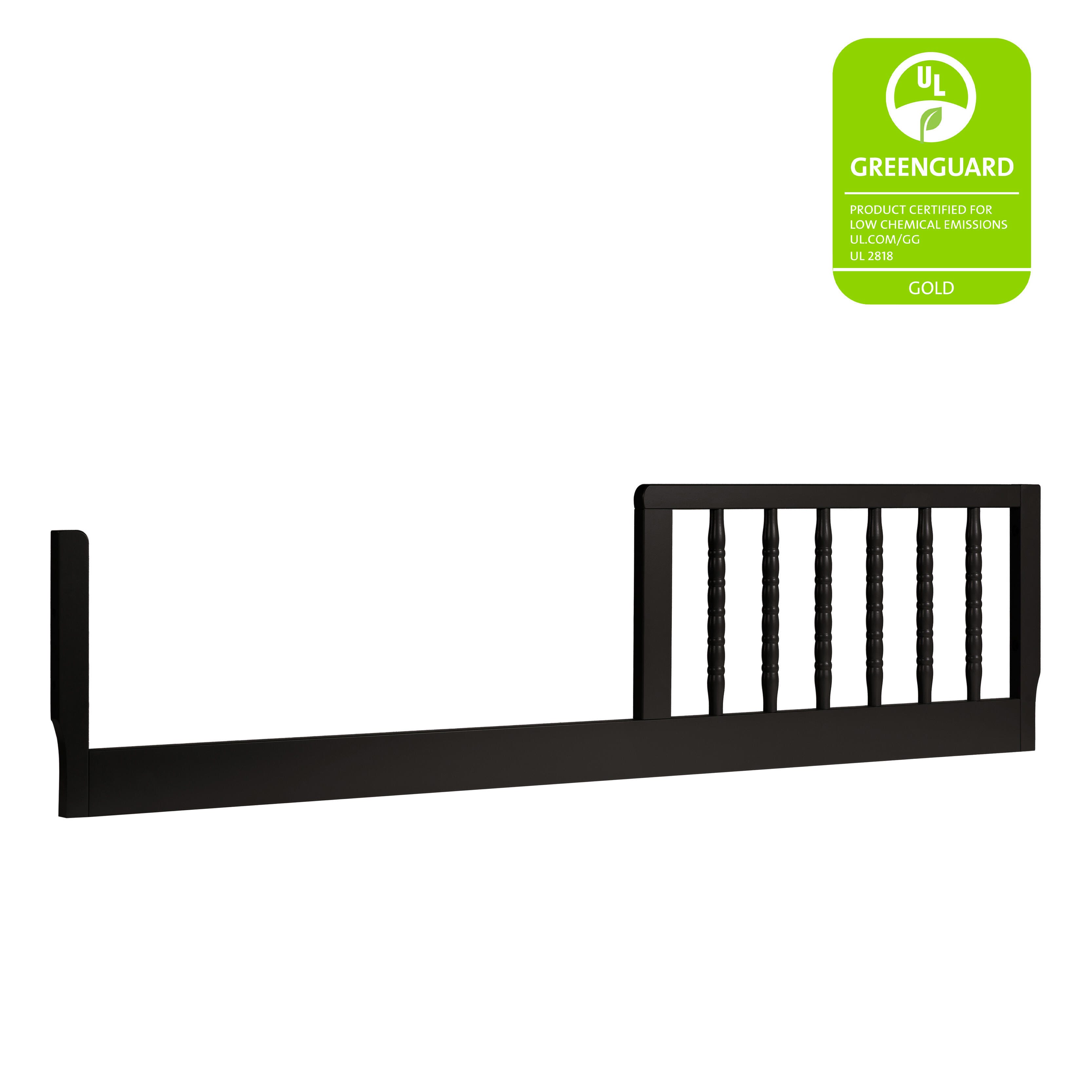 DaVinci Jenny Lind Toddler Bed Conversion Kit, Ebony, large