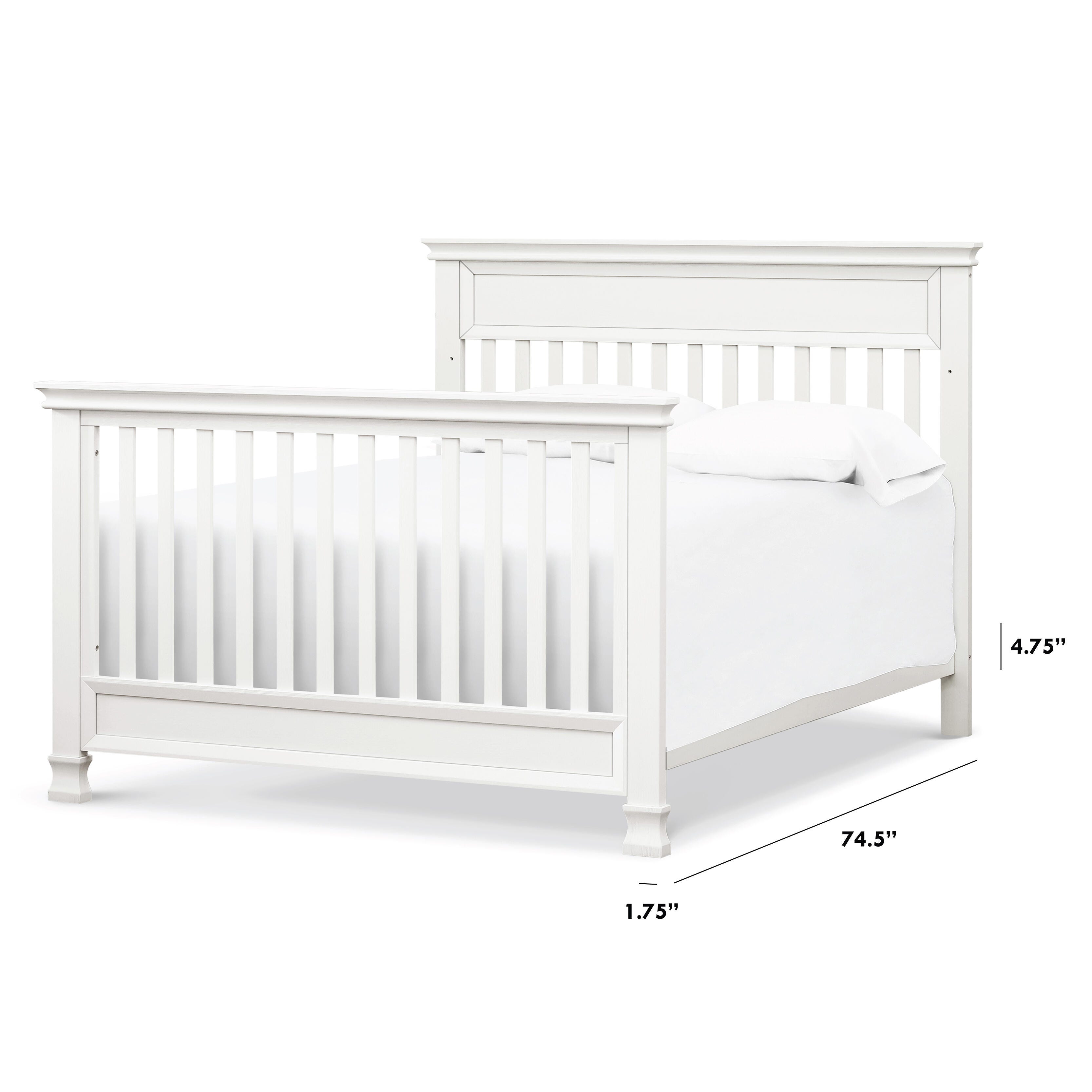 DaVinci Solid Twin/Full Bed Conversion Kit, Warm White, large