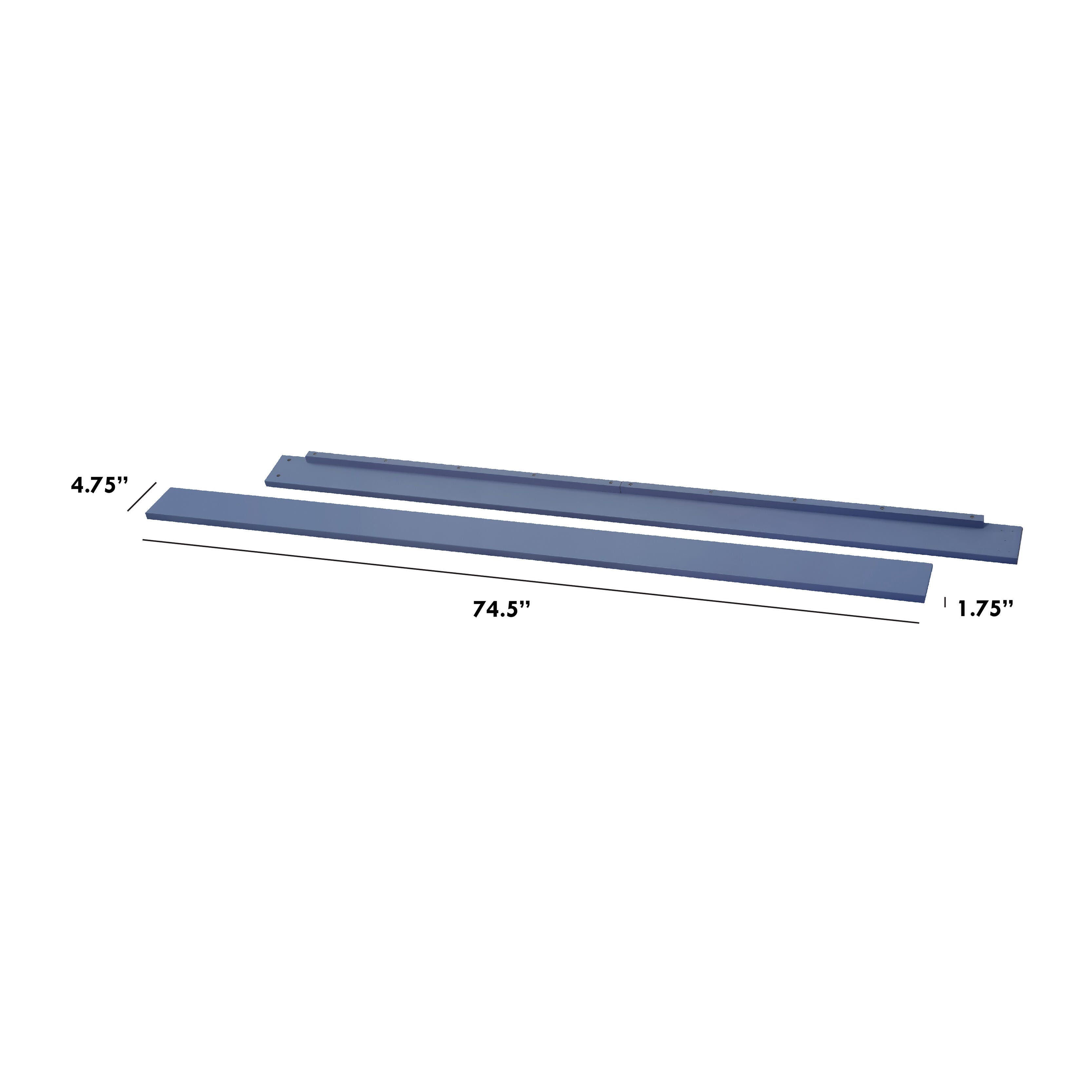 DaVinci Solid Twin/Full Bed Conversion Kit, Cove Blue, large
