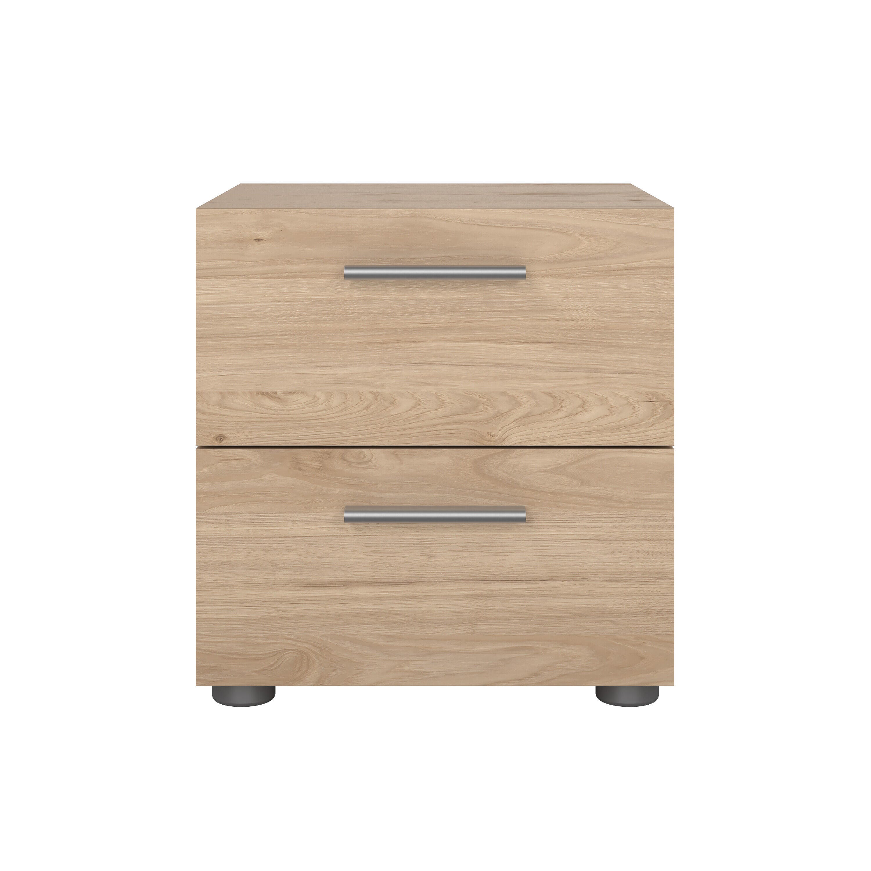Tvilum Austin 16" 2 Drawer Nightstand, Jackson Hickory, large