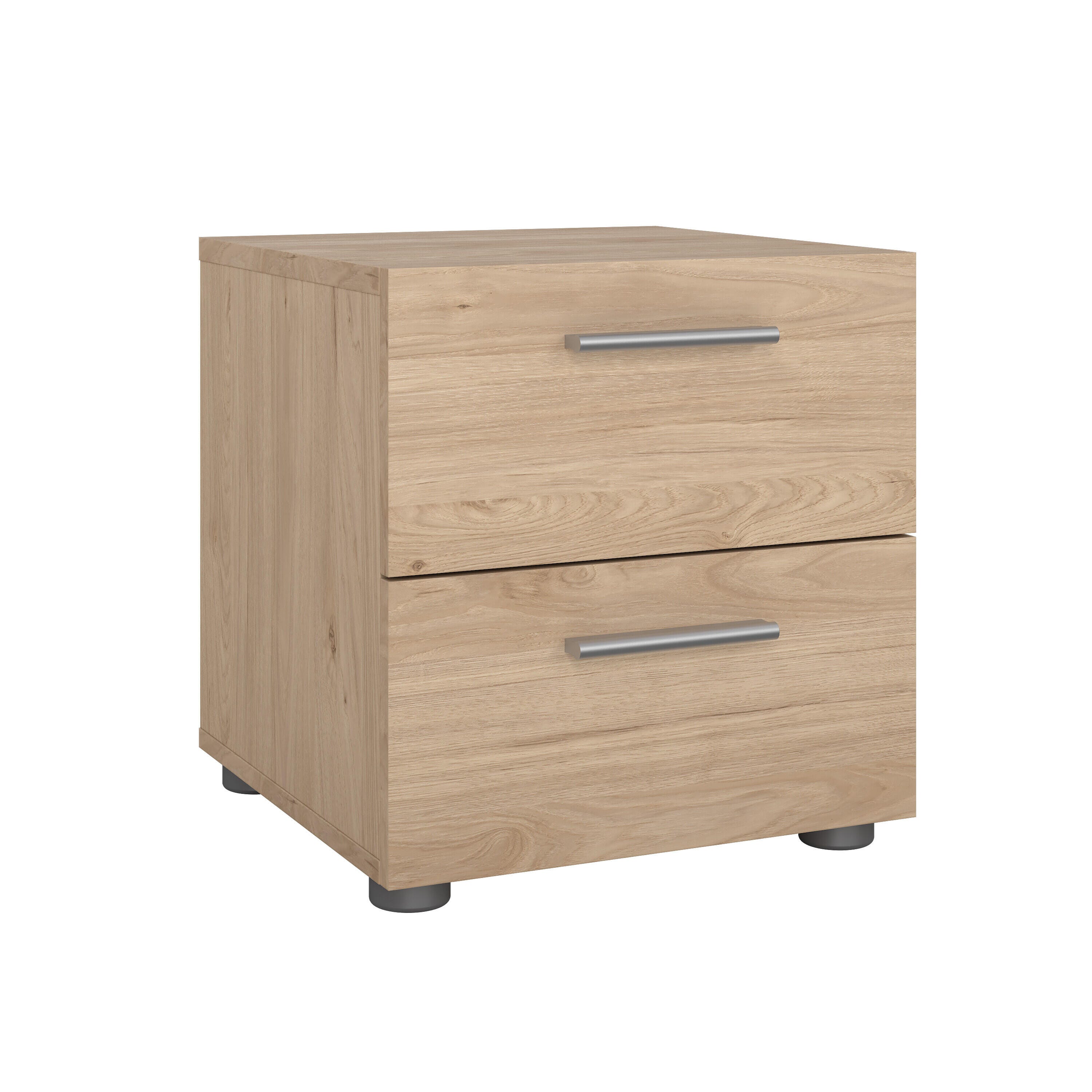 Tvilum Austin 16" 2 Drawer Nightstand, Jackson Hickory, large