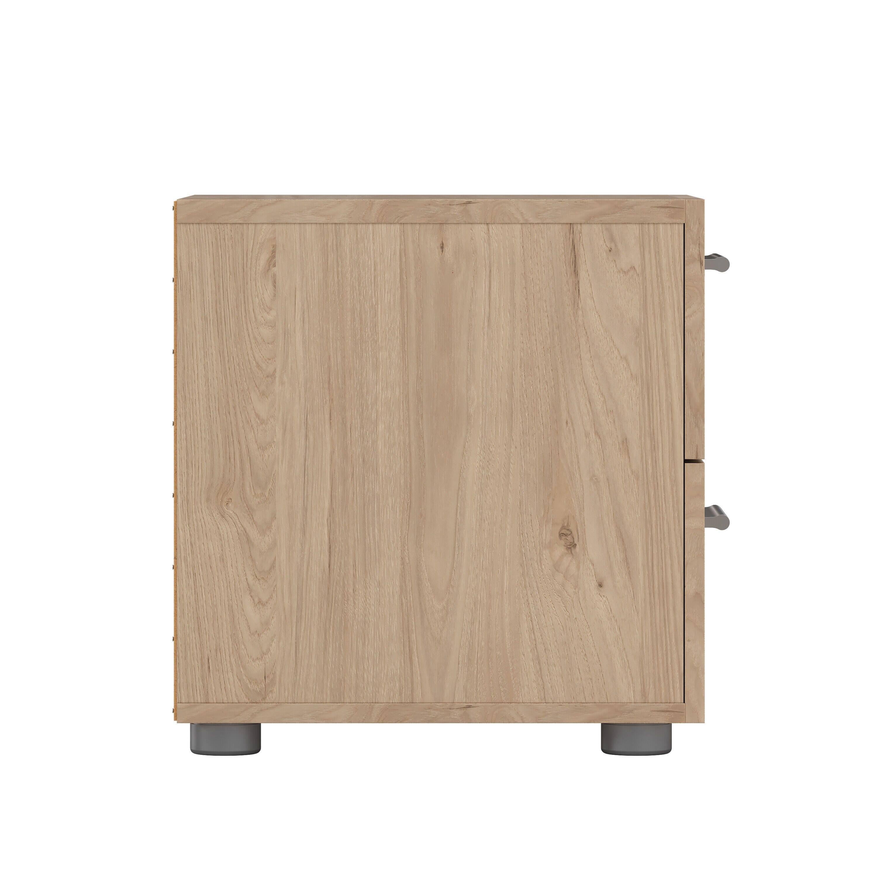 Tvilum Austin 16" 2 Drawer Nightstand, Jackson Hickory, large
