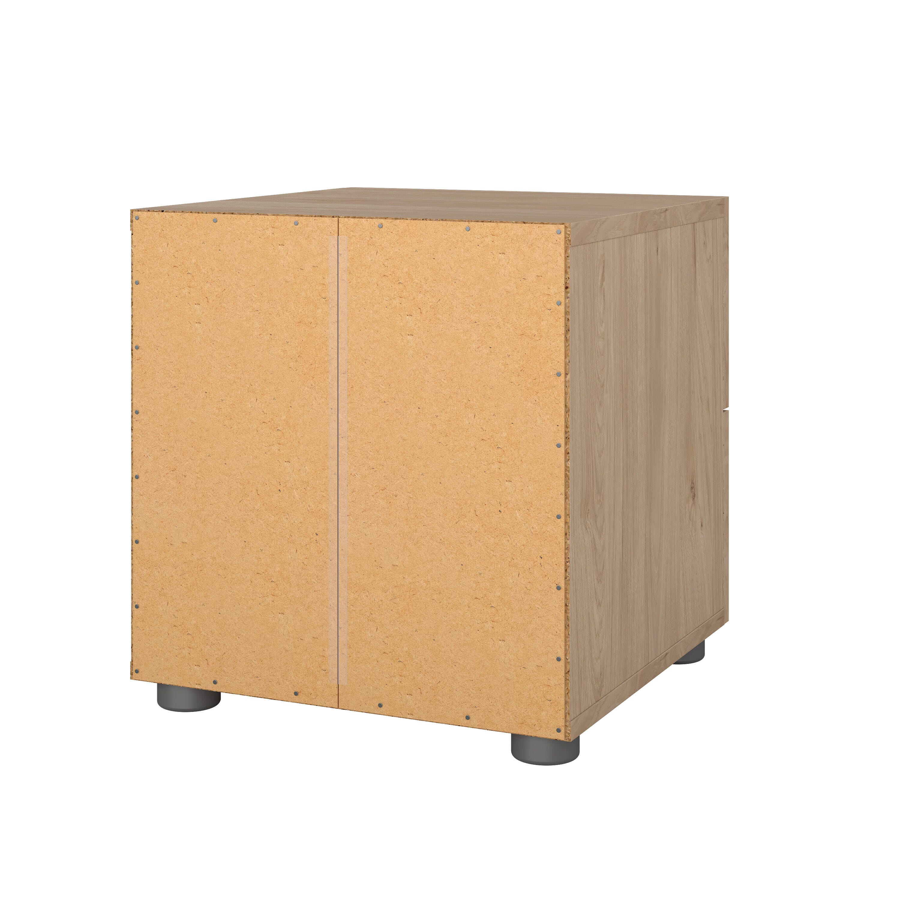 Tvilum Austin 16" 2 Drawer Nightstand, Jackson Hickory, large