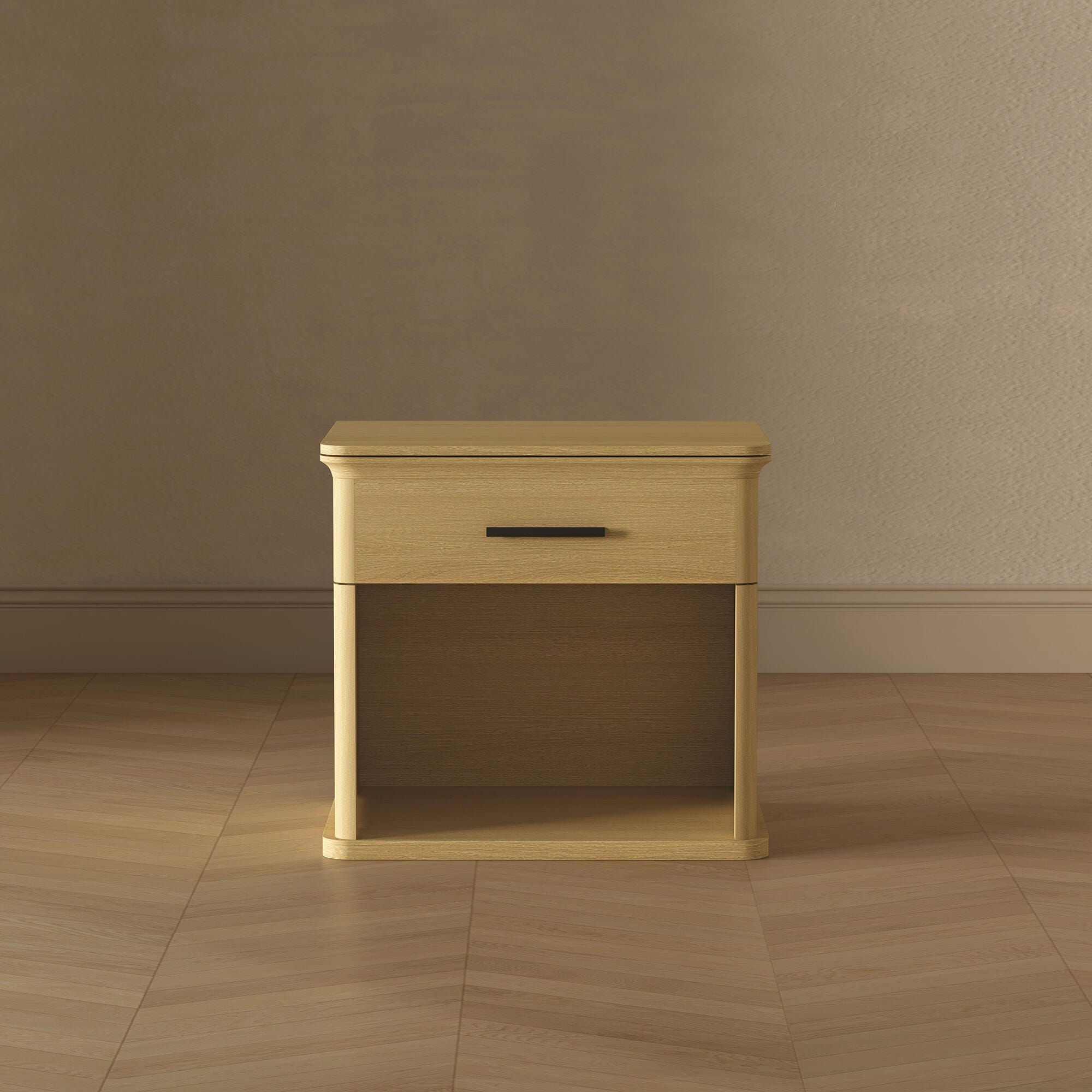 Manhattan Comfort Clifford 31" 1 Drawer Nightstand, , large