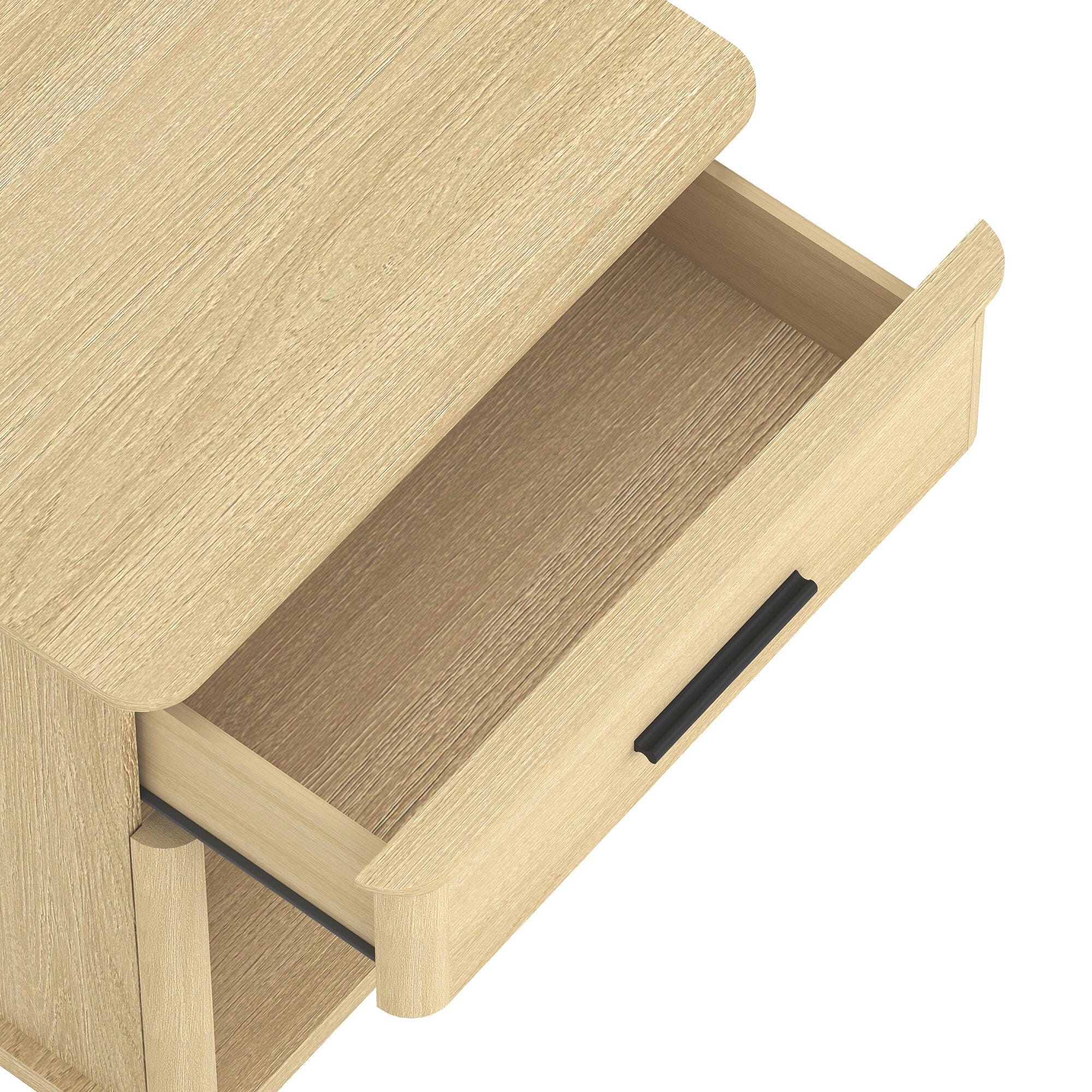 Manhattan Comfort Clifford 31" 1 Drawer Nightstand, , large