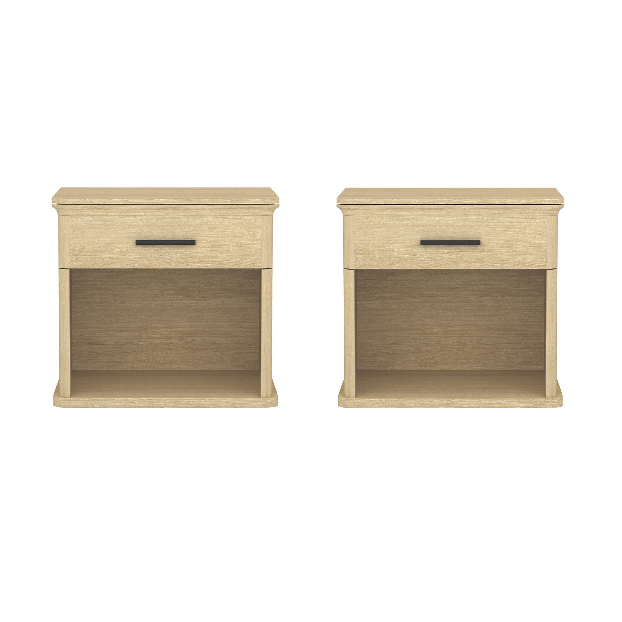 Manhattan Comfort Clifford 31" 1 Drawer Nightstand, , large