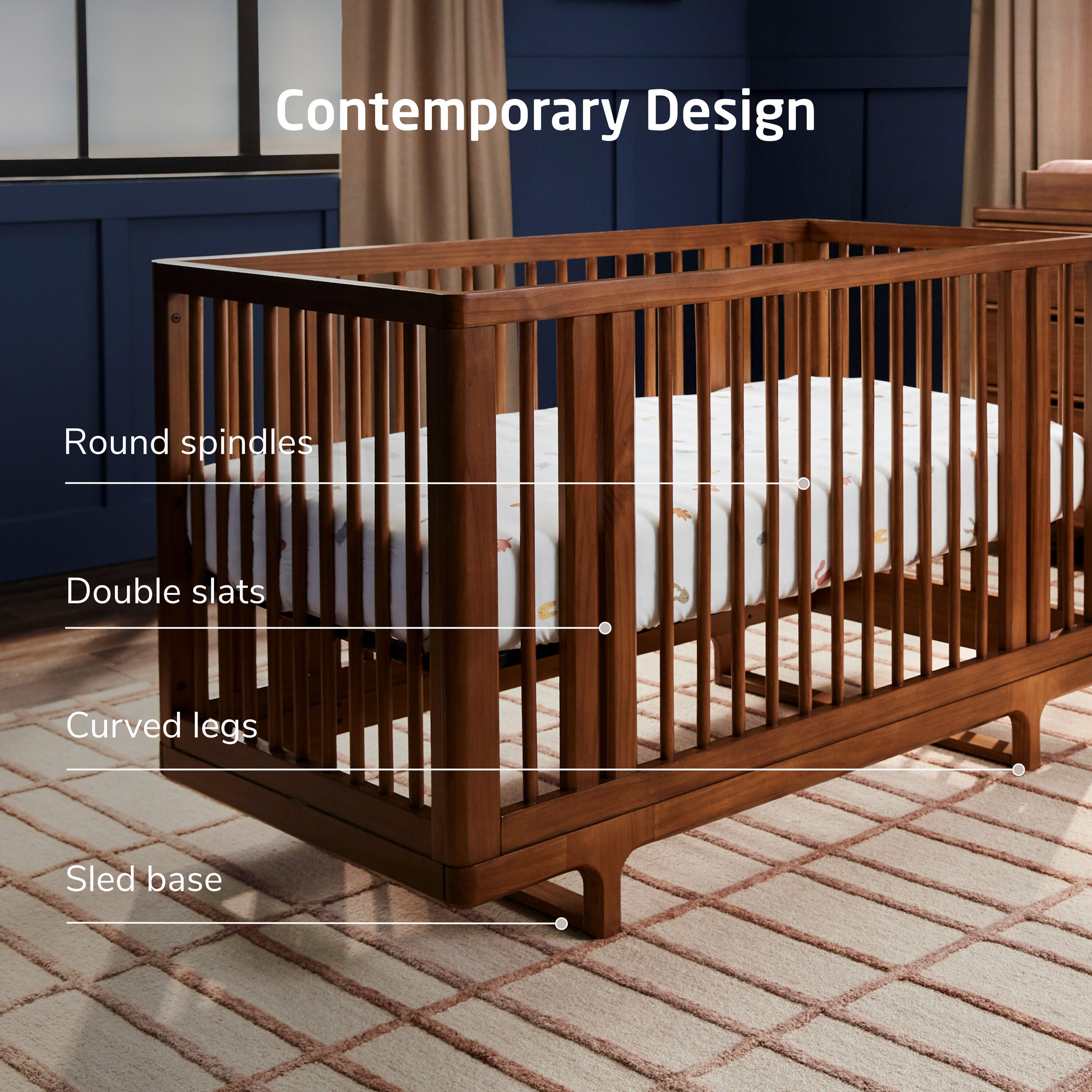 Maxi Cosi Embraced Forms 4-in-1 Convertible Crib, , large