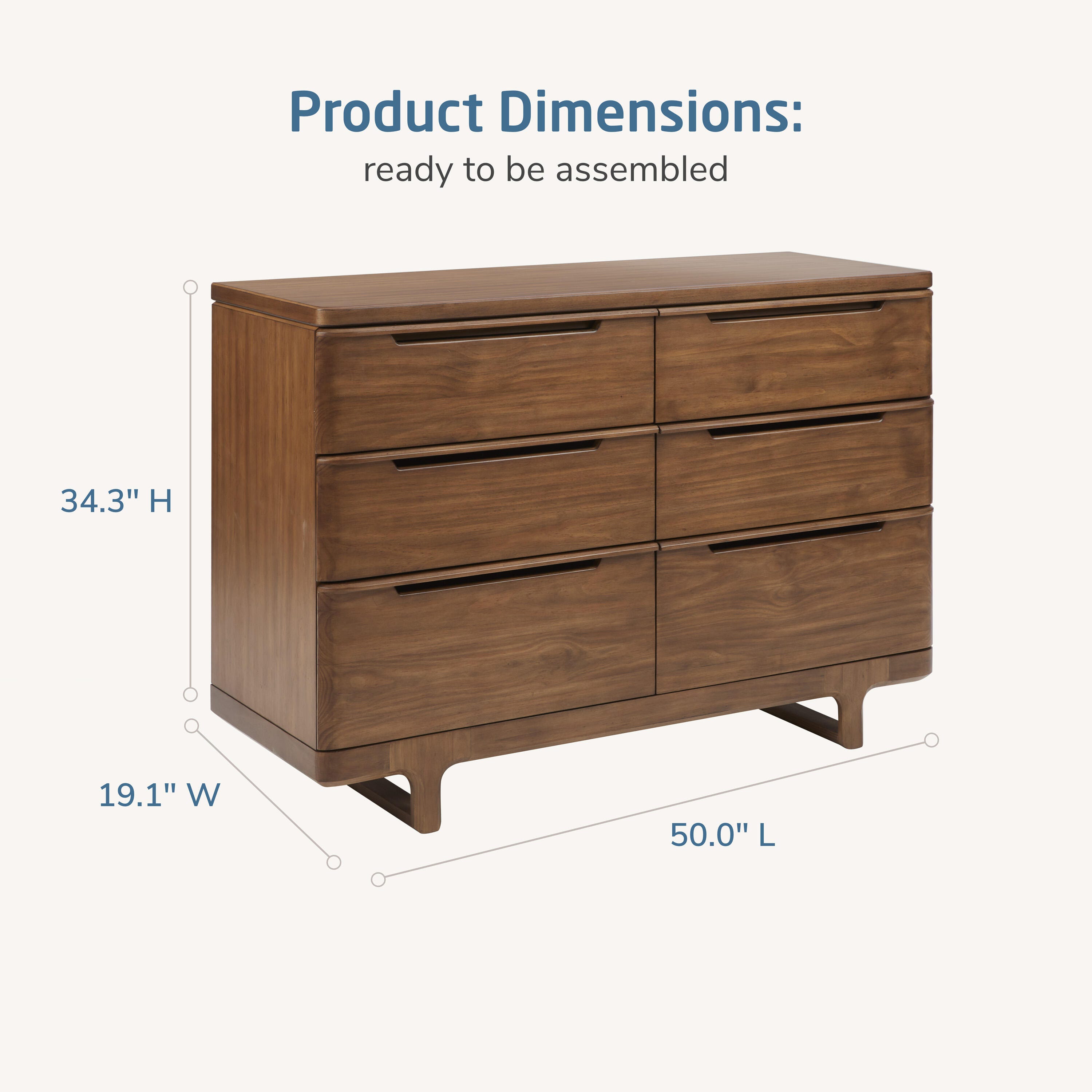 Maxi Cosi Embraced Forms 6 Drawer Dresser, , large