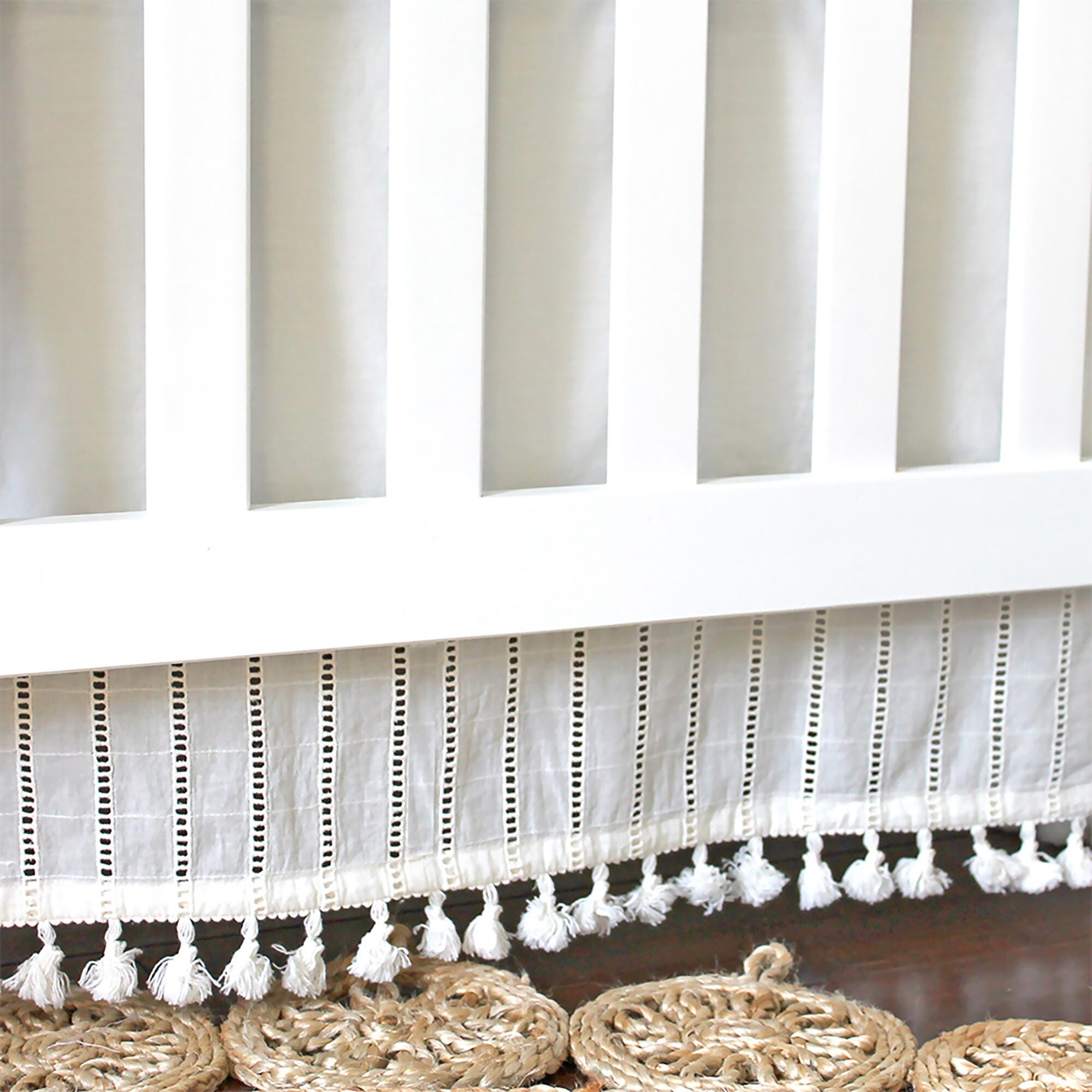Crane Baby Crib Skirt, , large