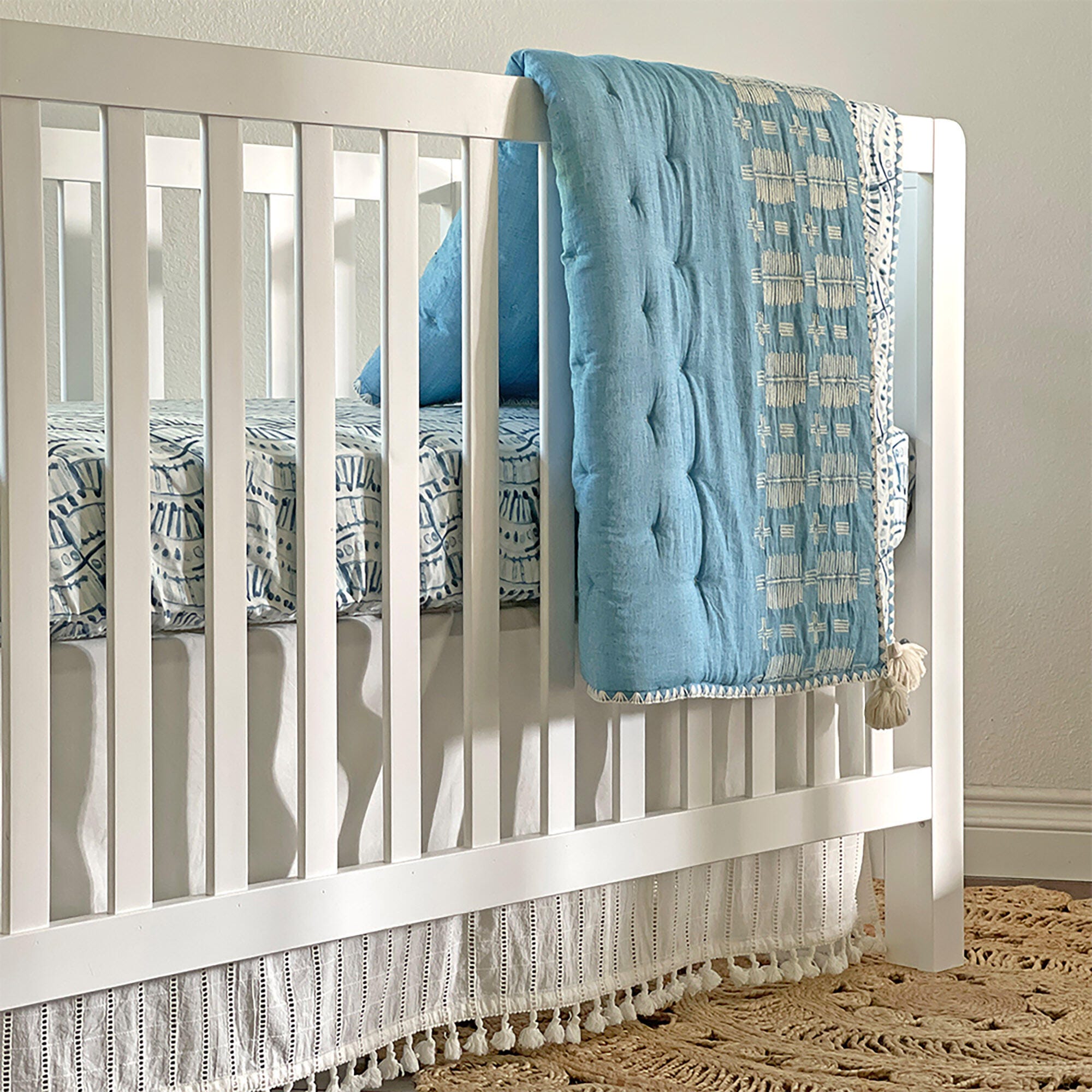 Crane Baby Crib Skirt, , large