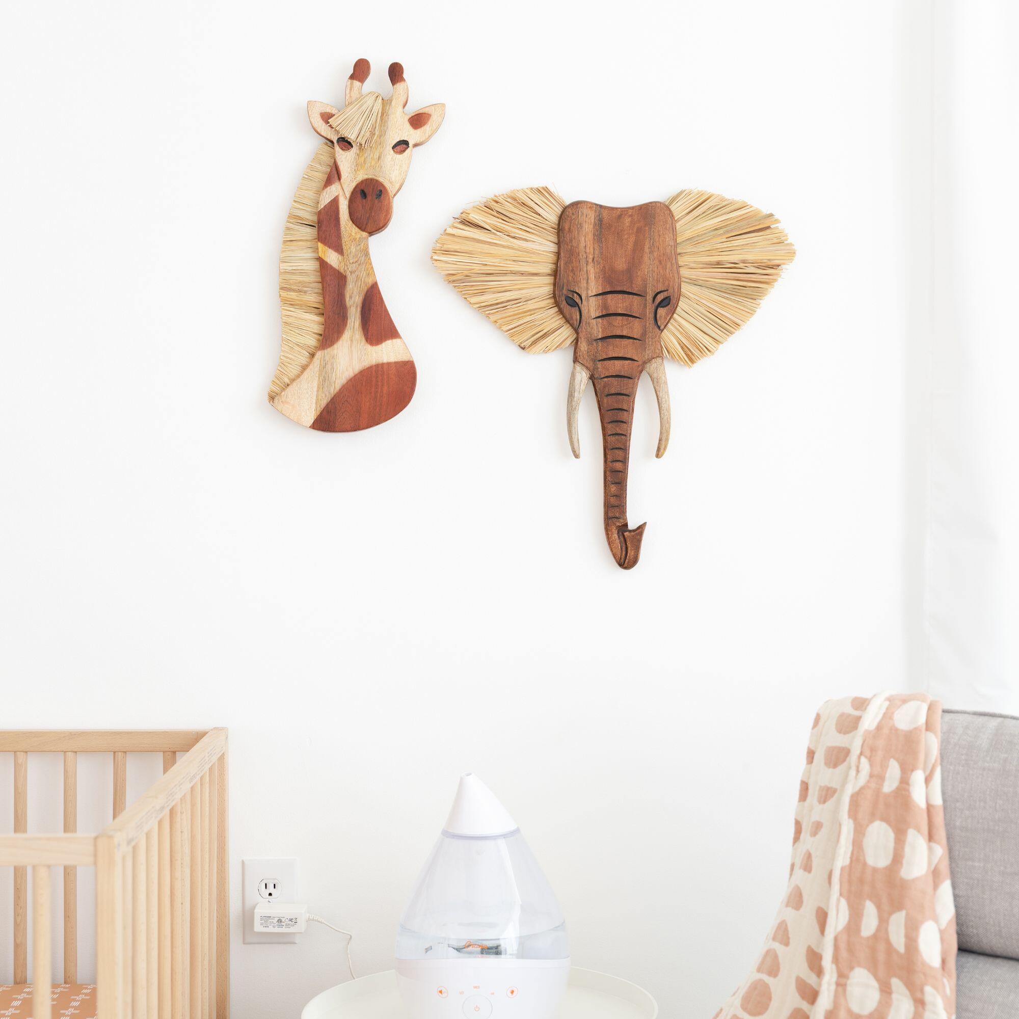 Crane Baby Elephant Safari Wall Decor, , large