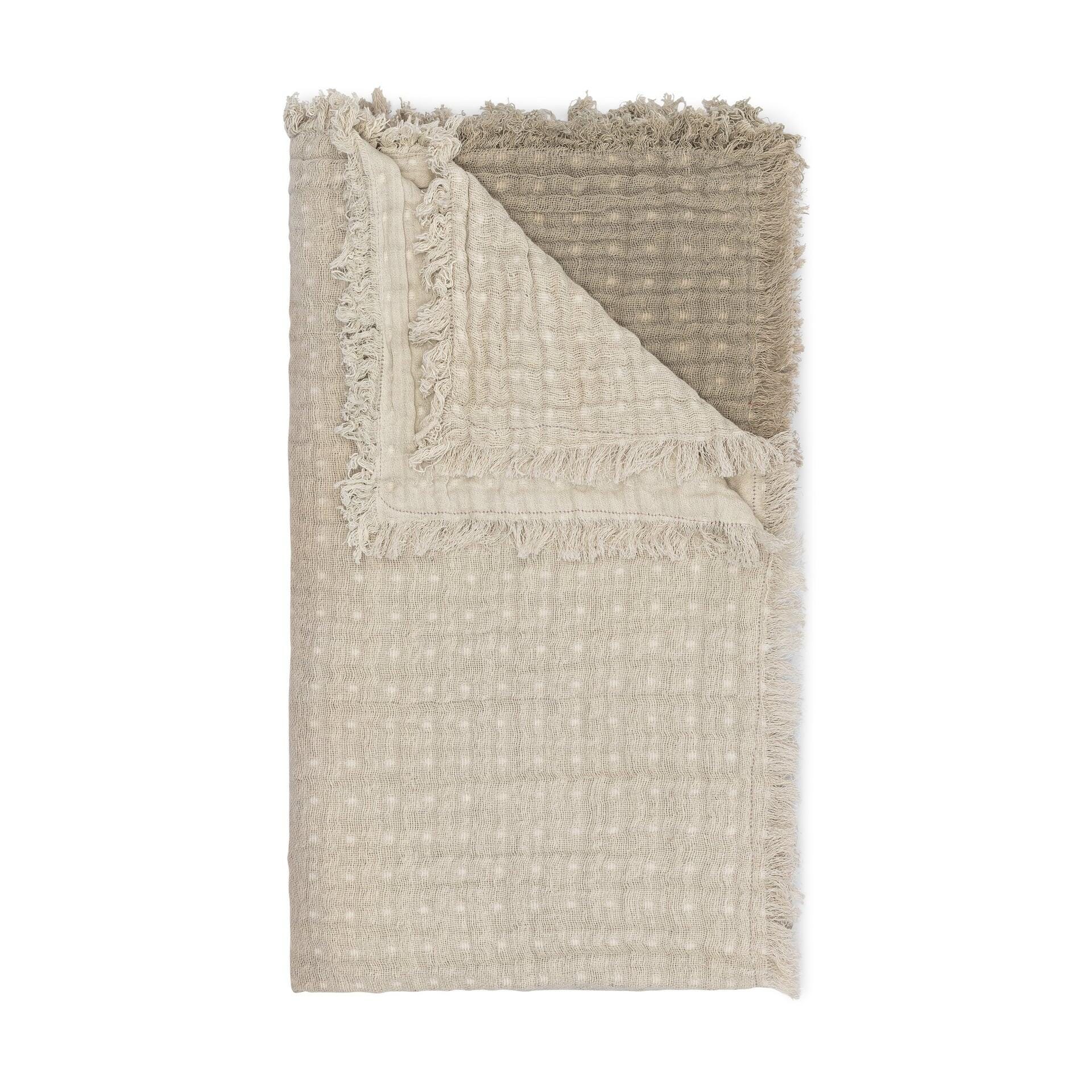 Crane Baby Multi-Layer Baby Blanket, Gray, large