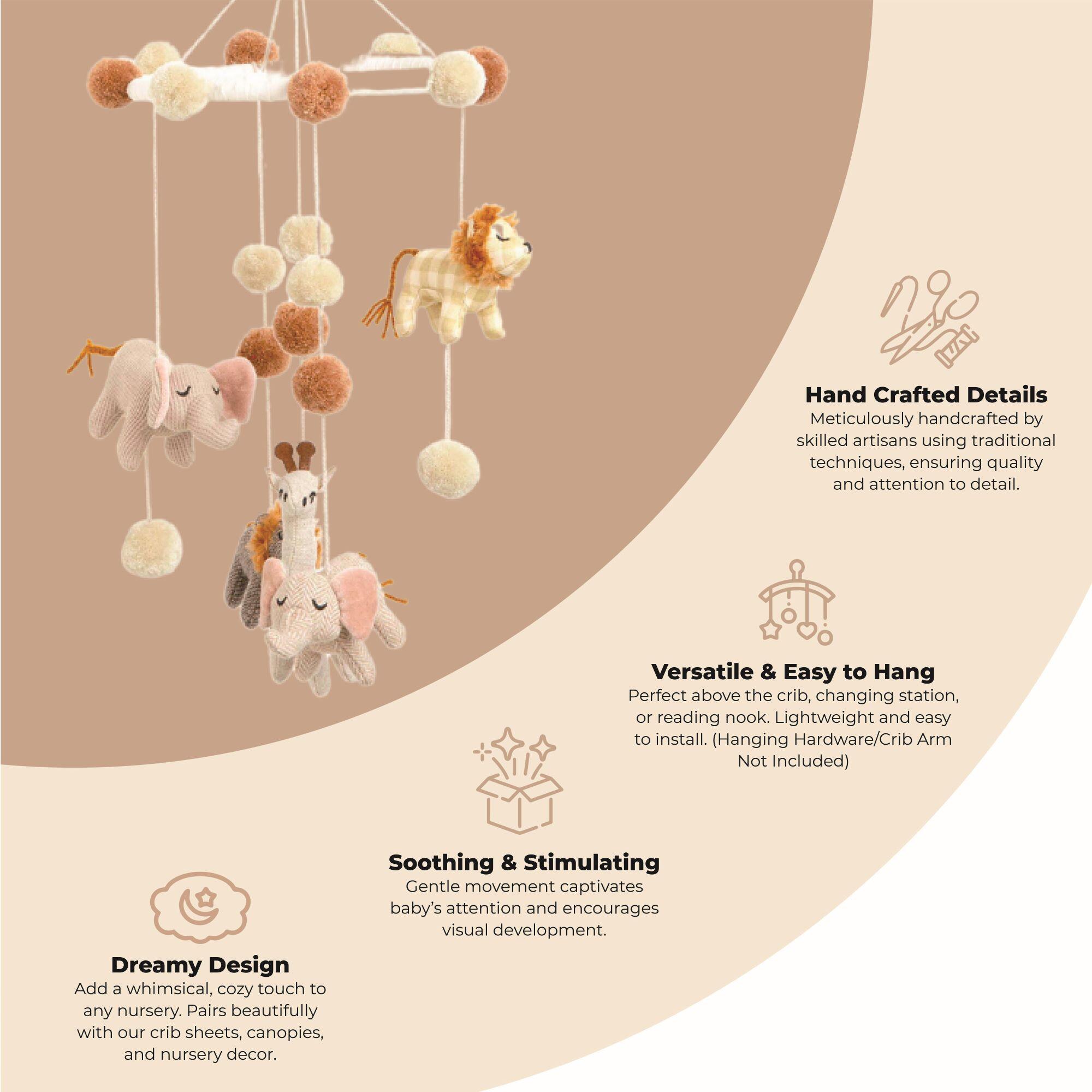 Crane Baby  Kendi Animal Ceiling Hanging Decor, , large