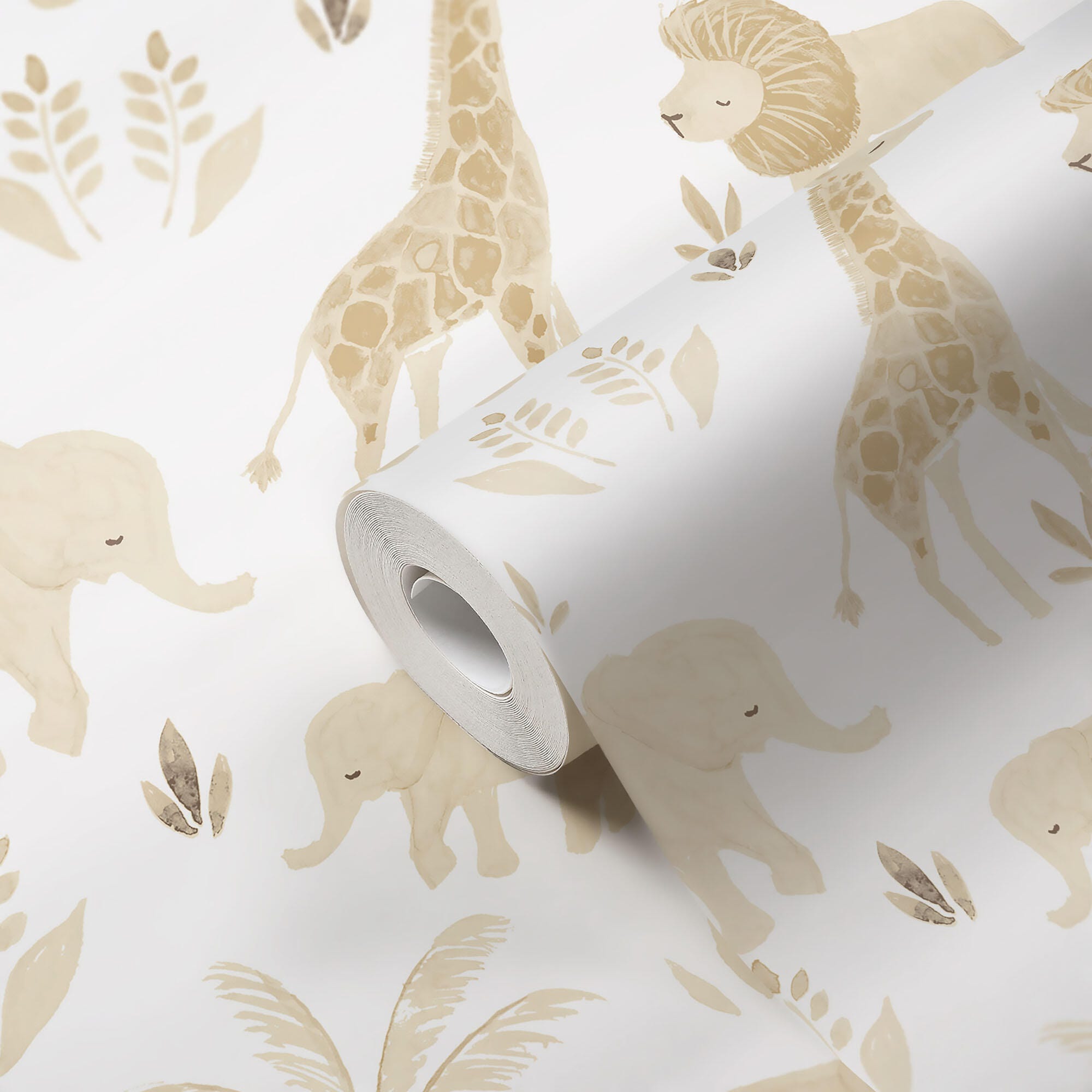 Crane Baby  Kendi Animal Print Nursery Wallpaper, , large