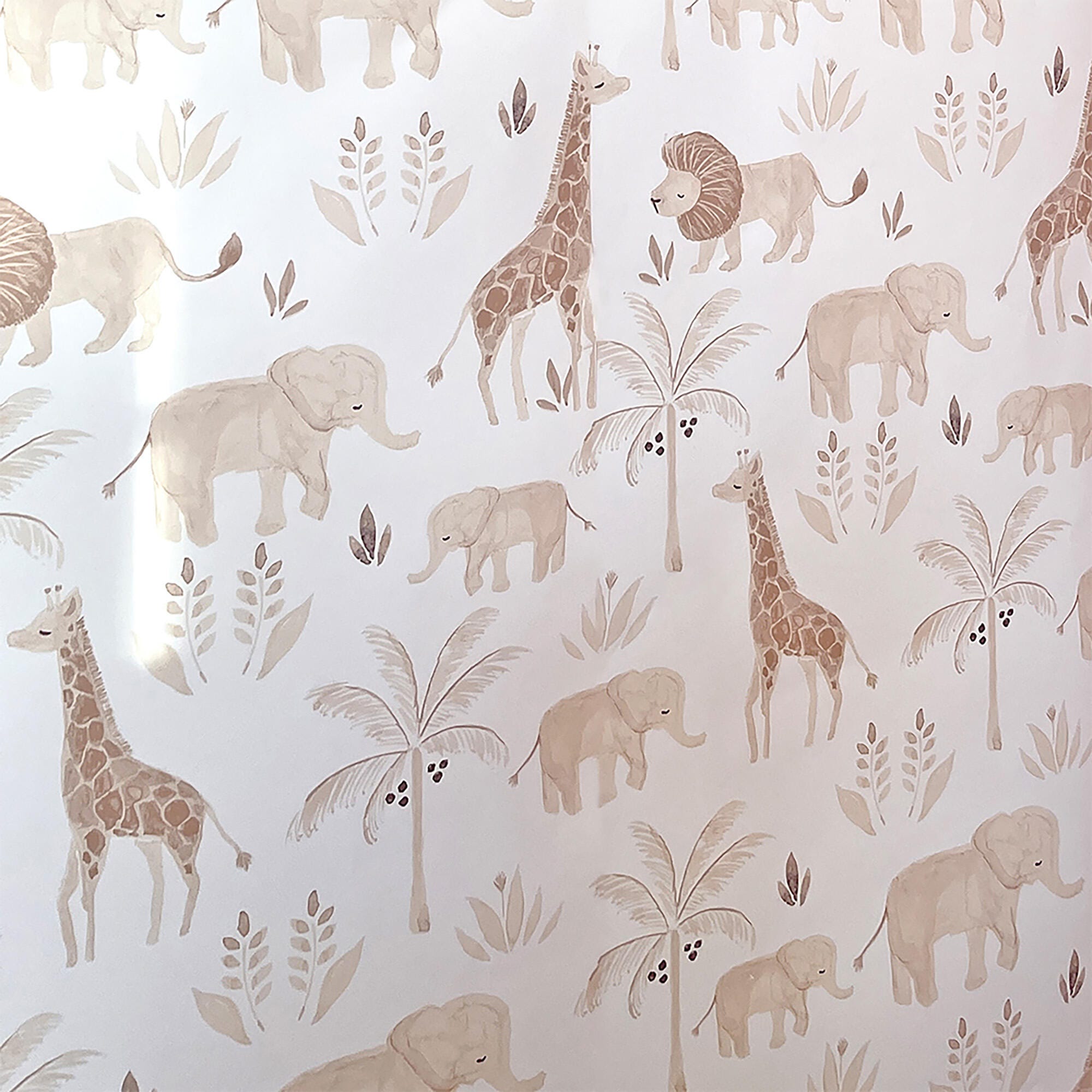 Crane Baby  Kendi Animal Print Nursery Wallpaper, , large