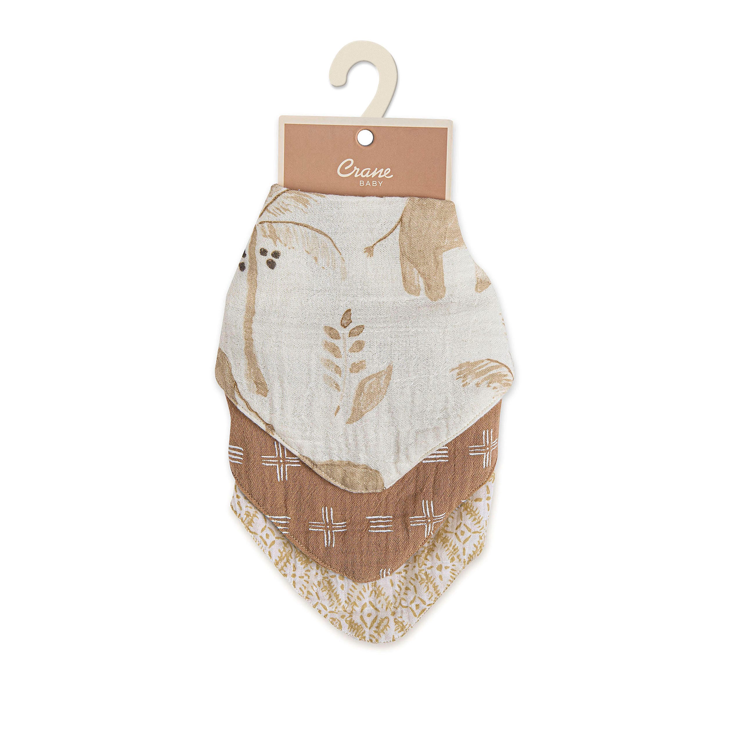 Crane Baby  Kendi Baby Bib Set (Set of 3), , rollover