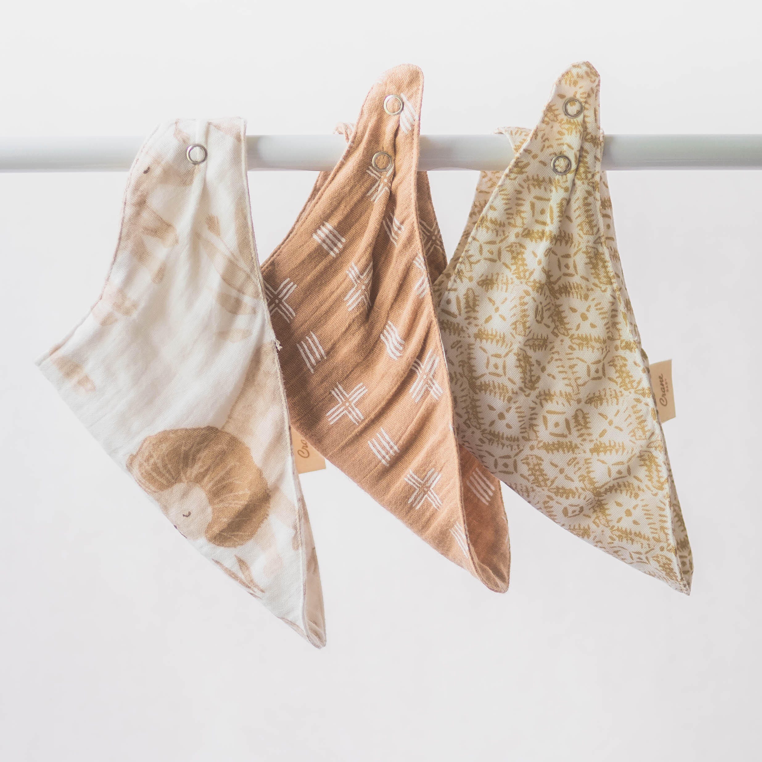 Crane Baby  Kendi Baby Bib Set (Set of 3), , large