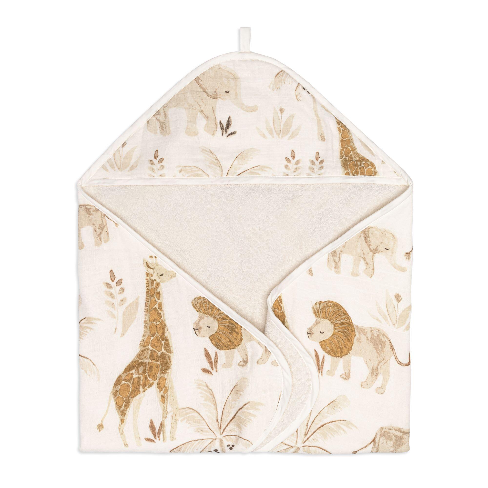 Crane Baby  Kendi Baby Hooded Towel, , large