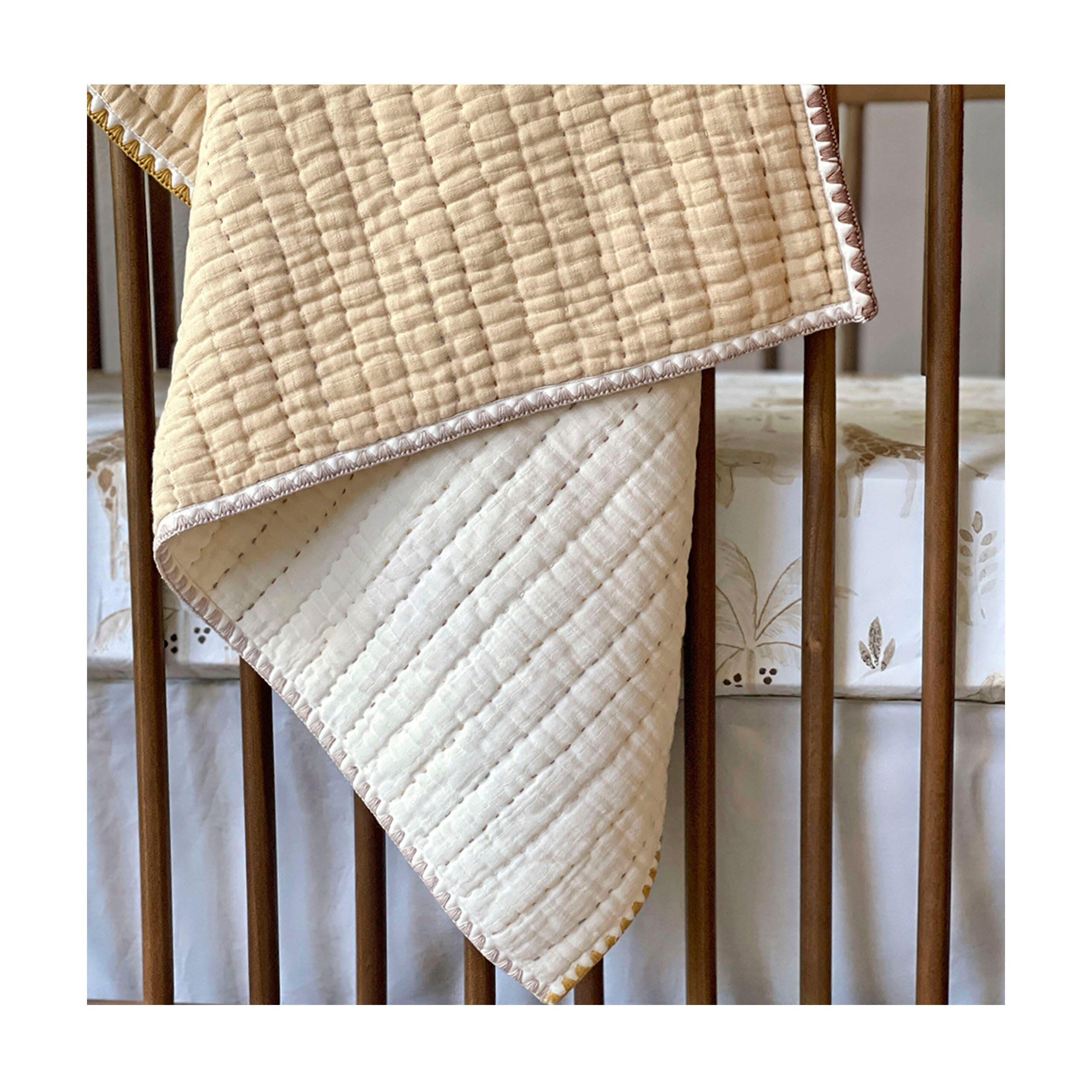 Crane Baby  Kendi Baby Quilt, , large