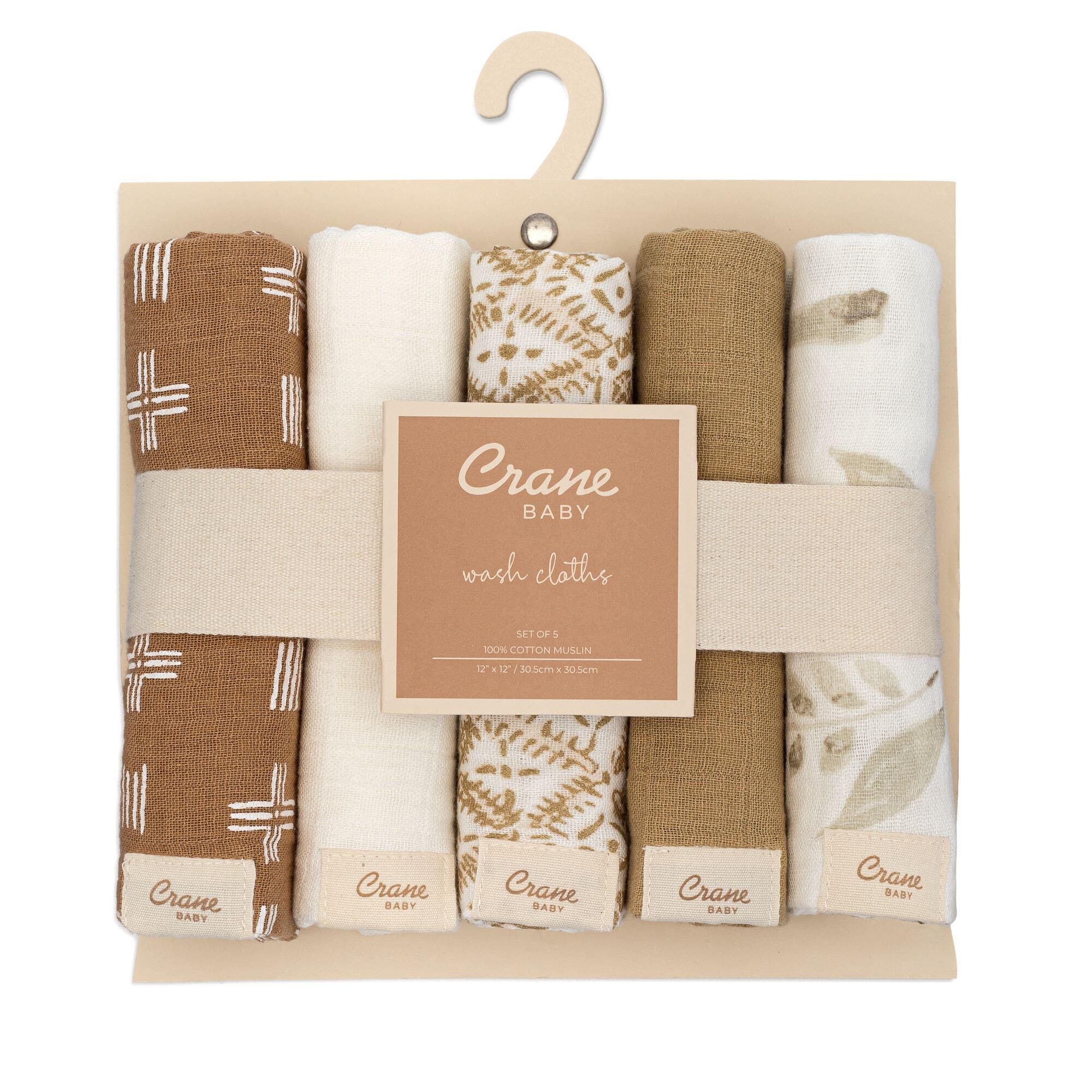 Crane Baby  Kendi Baby Washcloth (Set of 5), , large