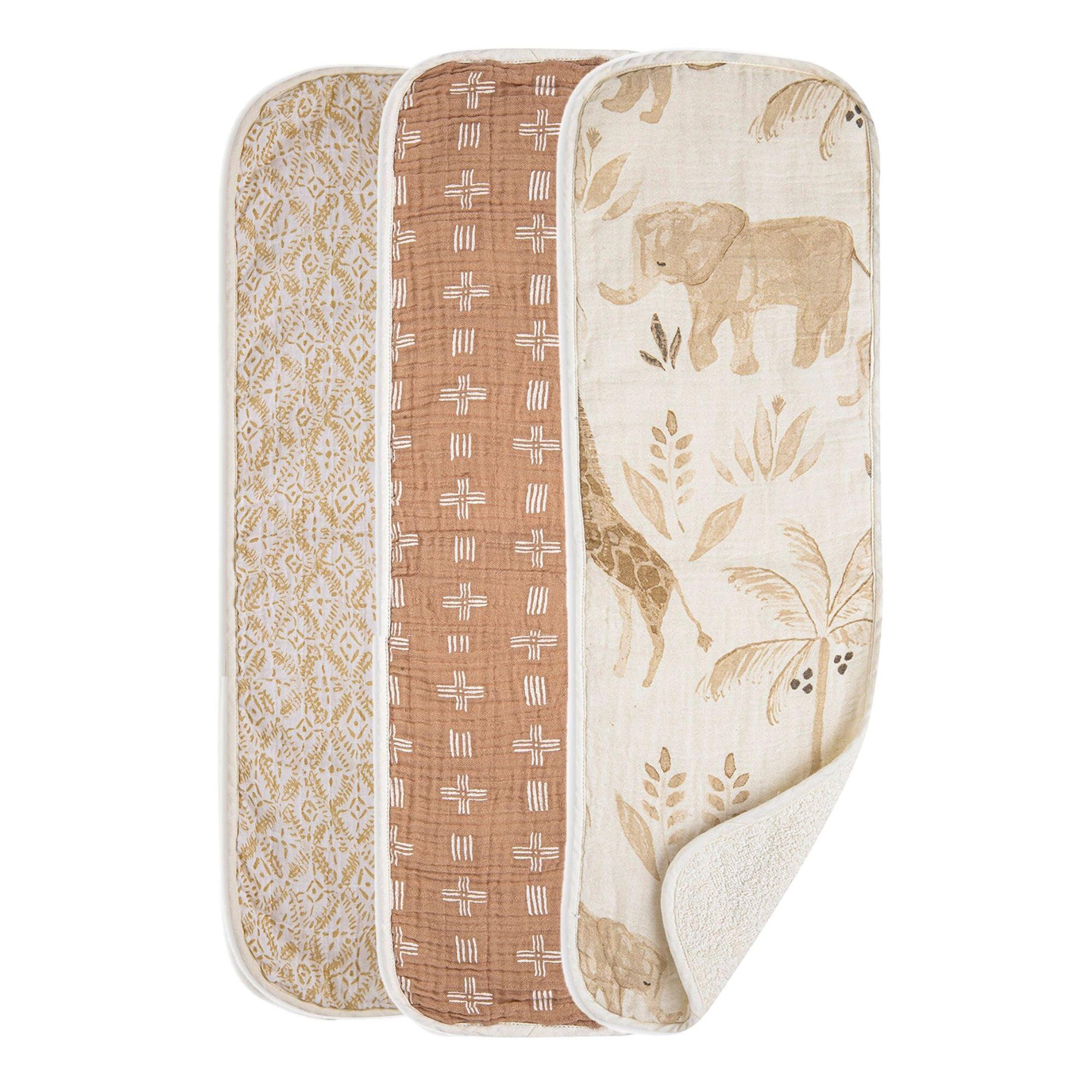 Crane Baby  Kendi Burp Cloth (Set of 3), , large