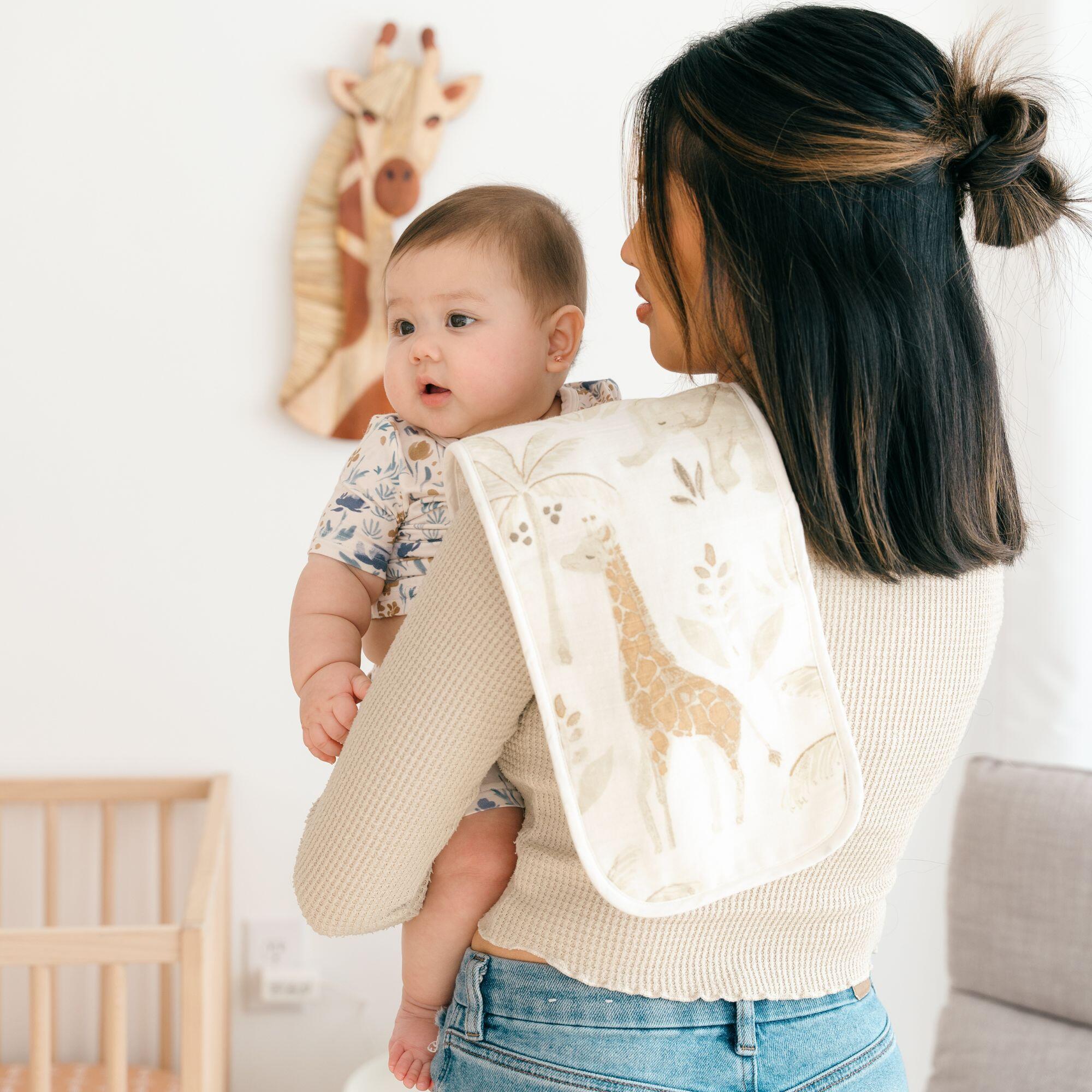 Crane Baby  Kendi Burp Cloth (Set of 3), , large