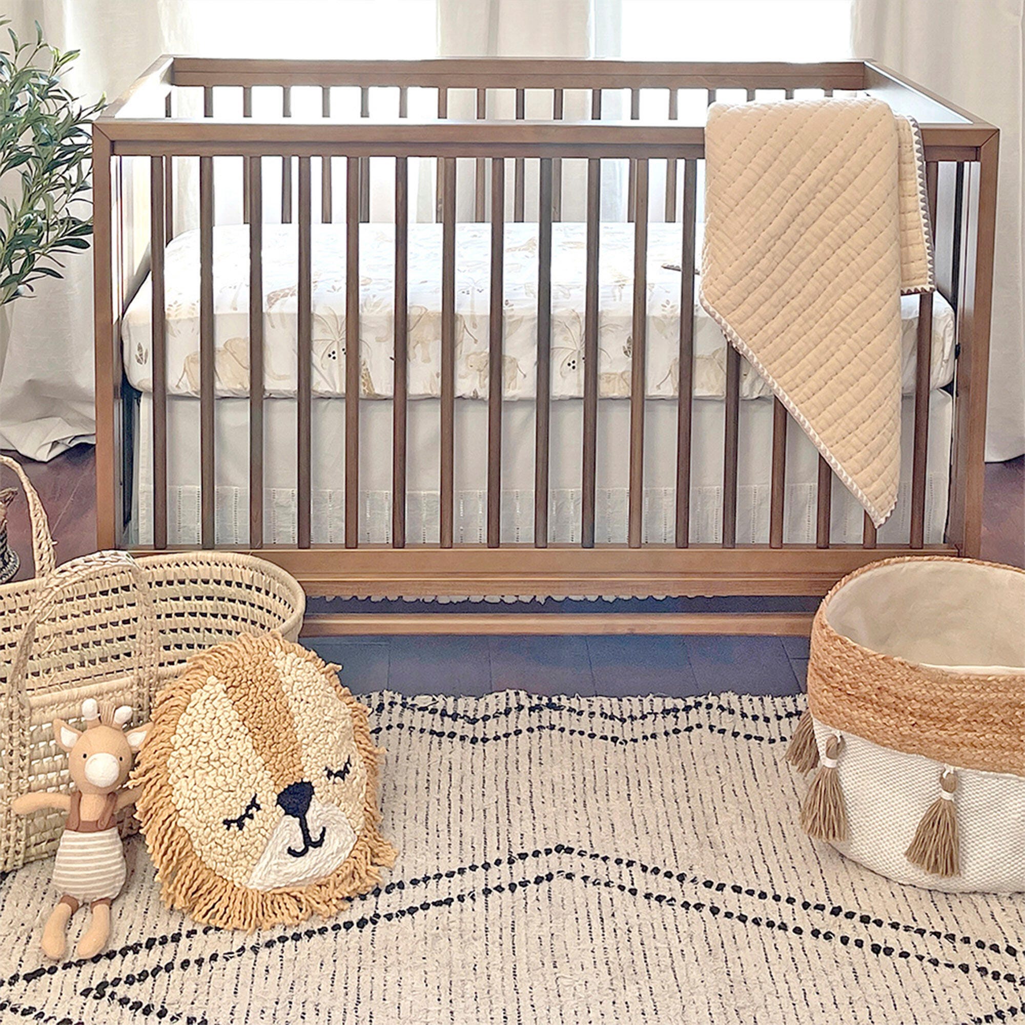 Crane Baby  Kendi Crib Sheet, , large
